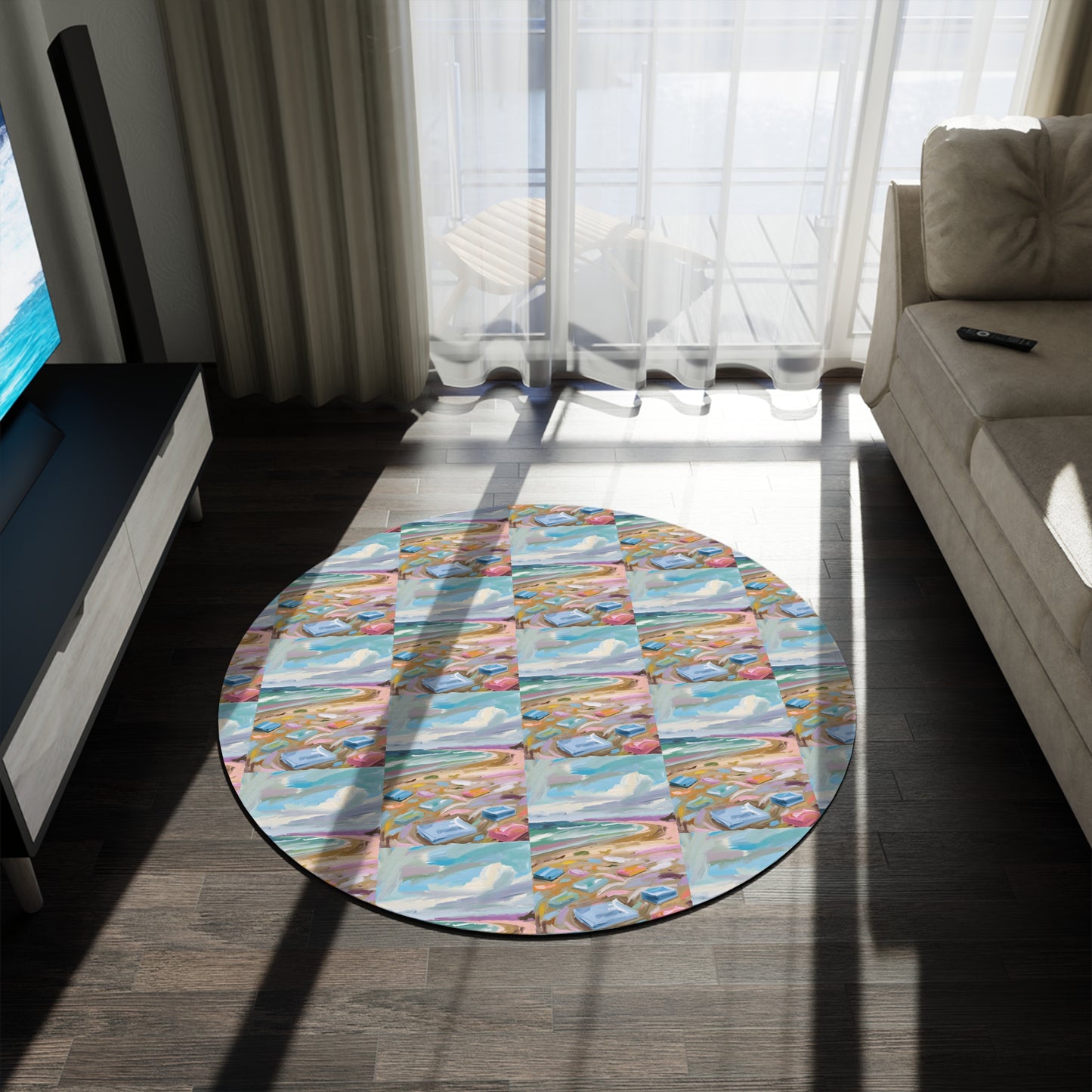 The Beach Round Rug