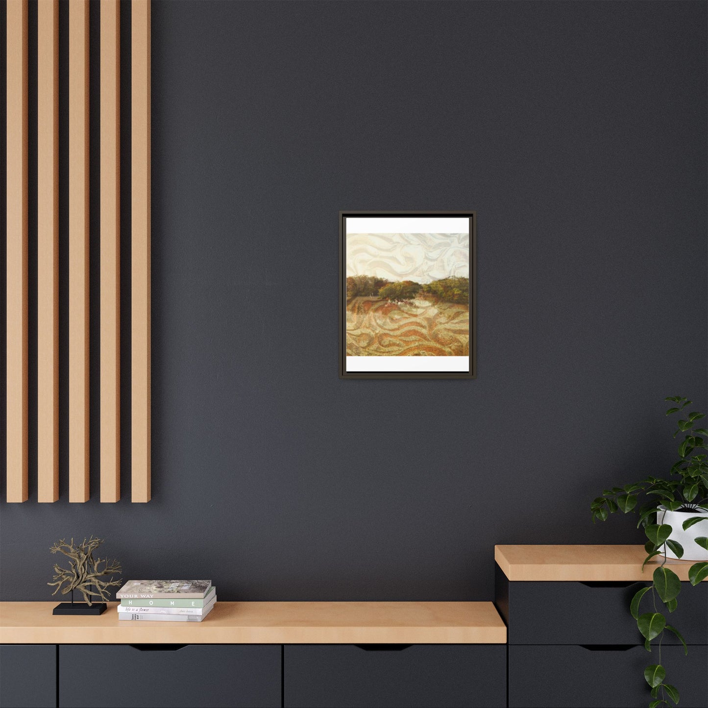 Serene Mangroves Framed Canvas Art