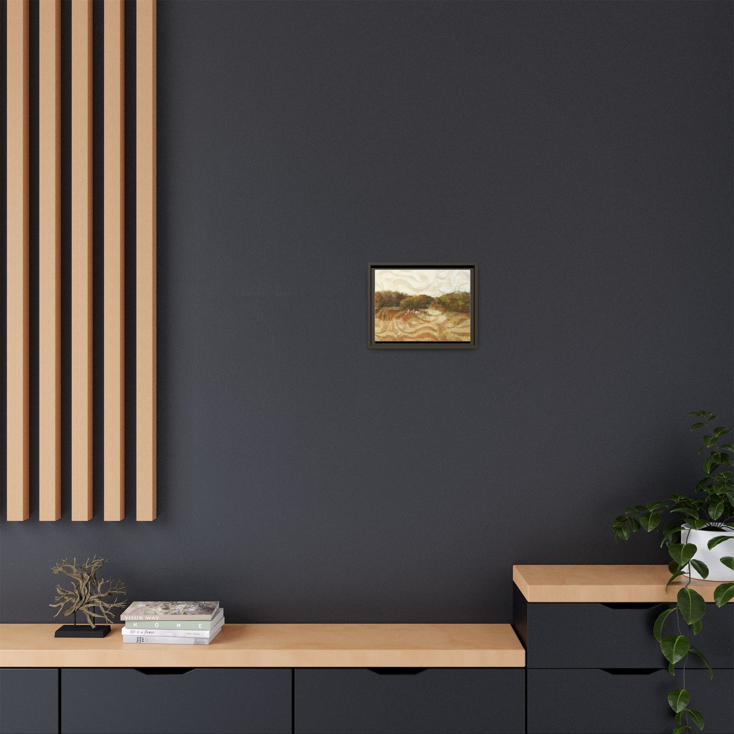 Serene Mangroves Framed Canvas Art