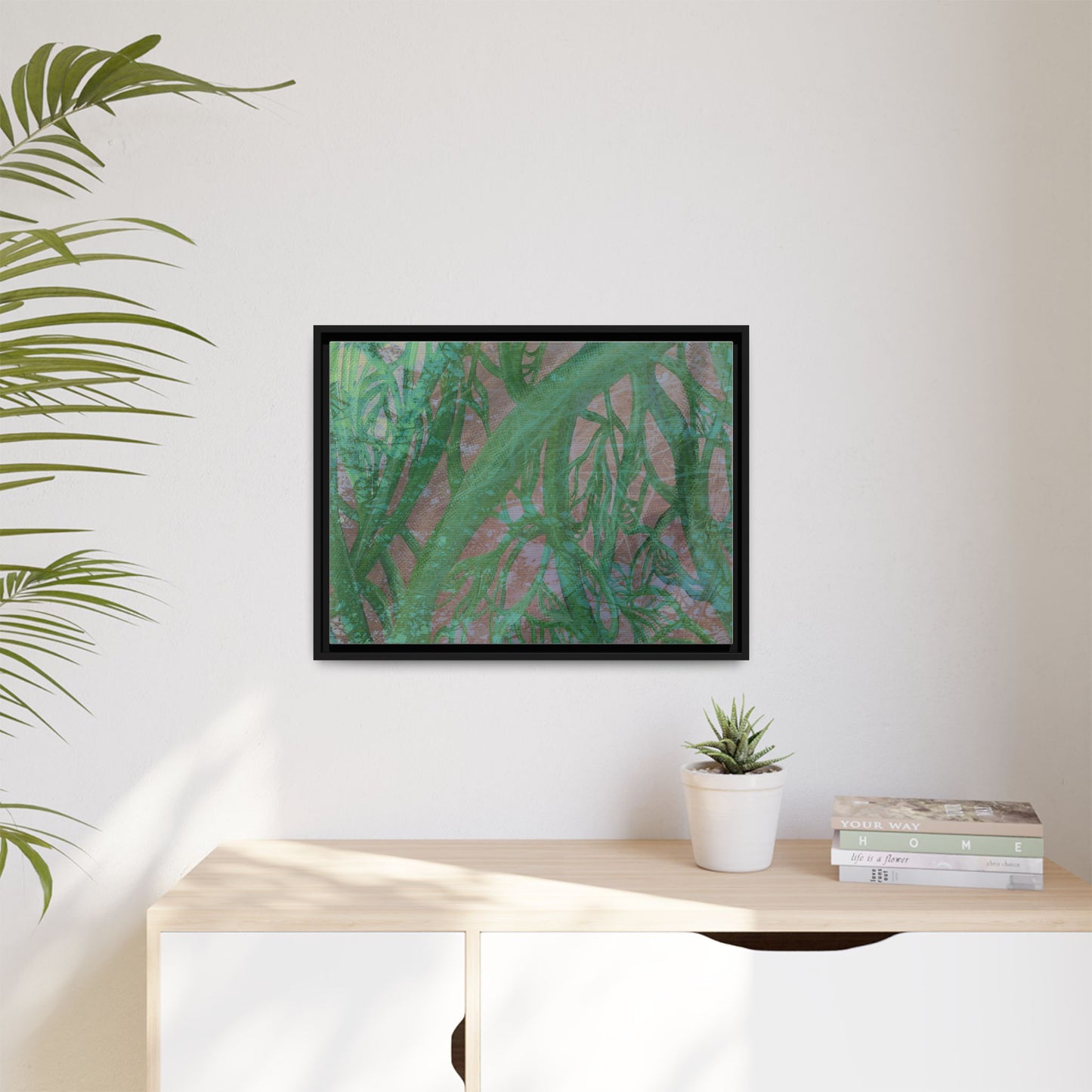 Inner Depths Framed Canvas Art