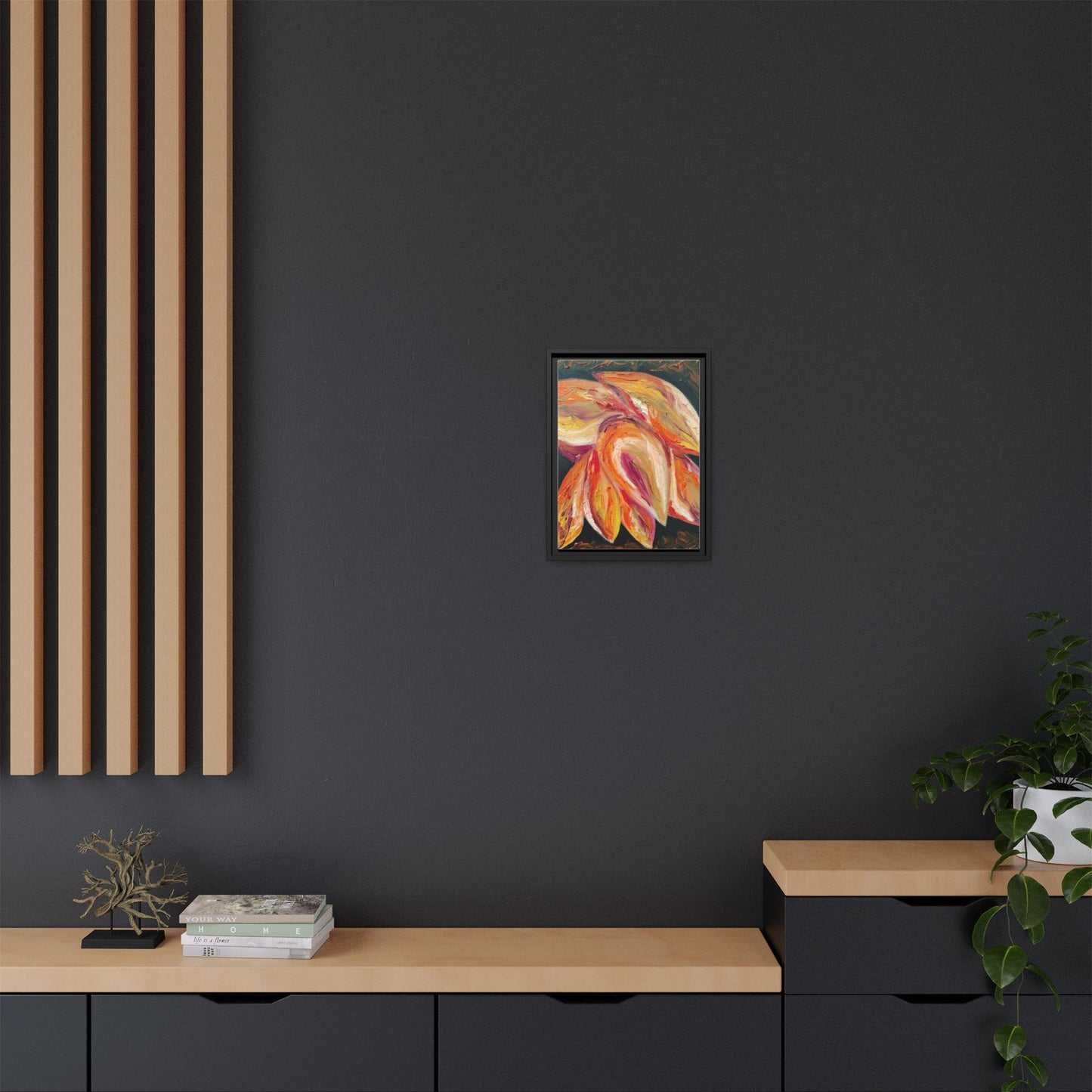 Dramatic Awakening Framed Canvas Art