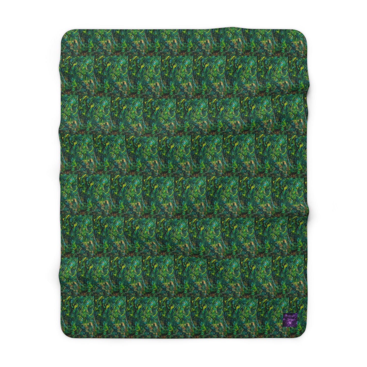 'The Woods and The Trees' by Catherine Sweet Sherpa Fleece Blanket