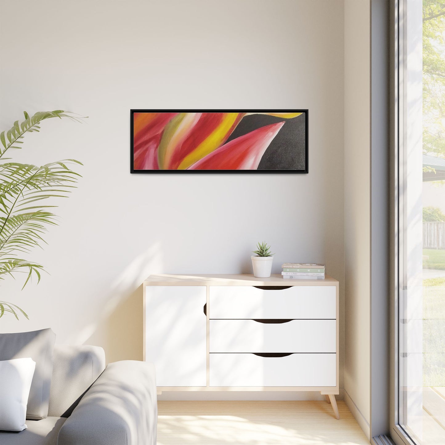'A Autistic Phoenix' Framed Canvas Art