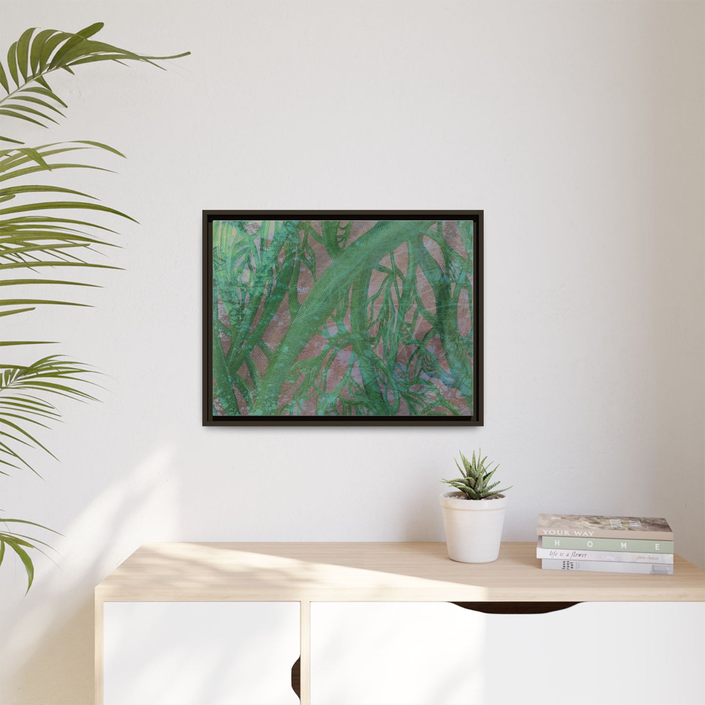 Inner Depths Framed Canvas Art