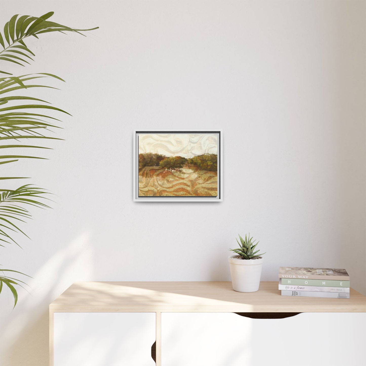Serene Mangroves Framed Canvas Art