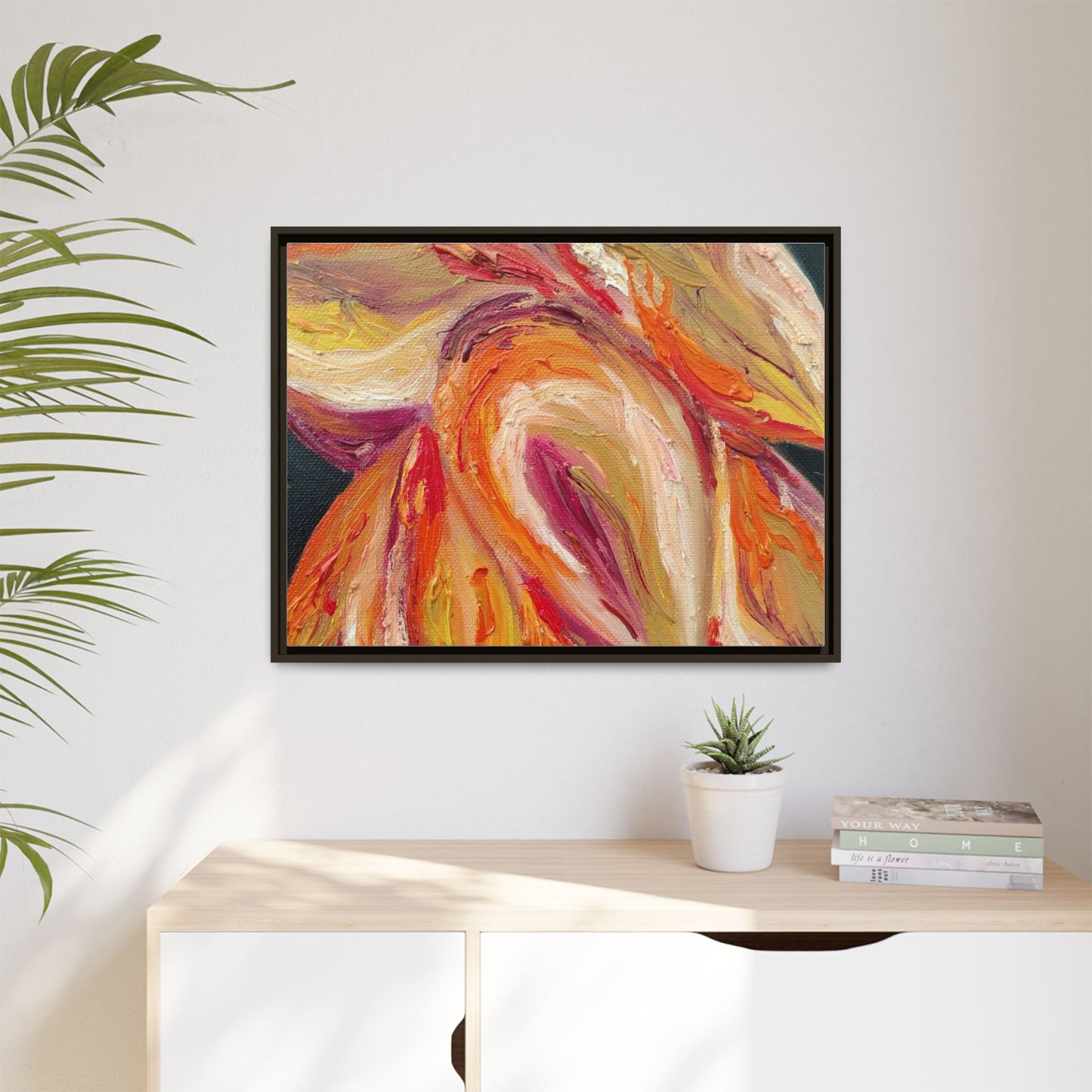 Dramatic Awakening Framed Canvas Art