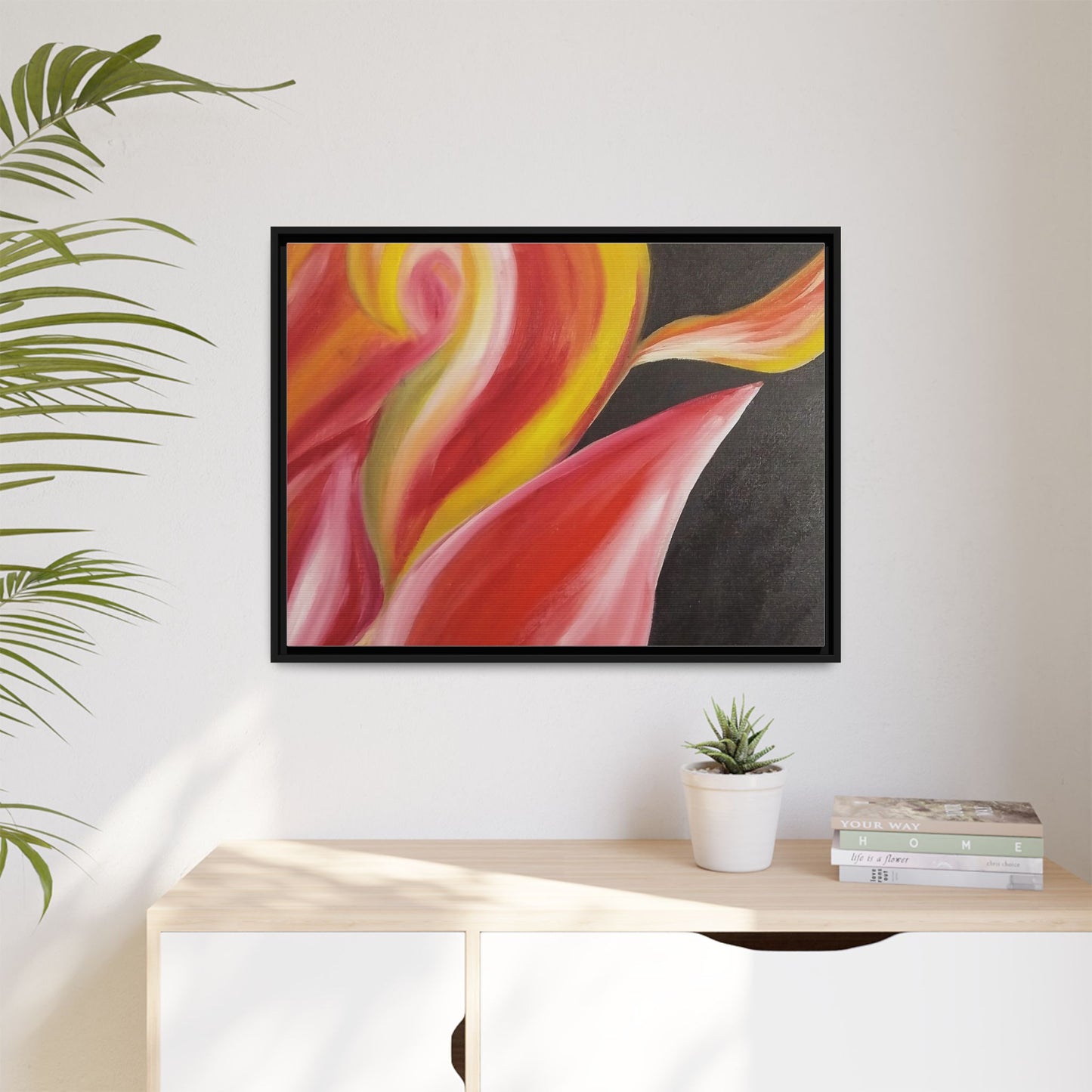 'A Autistic Phoenix' Framed Canvas Art