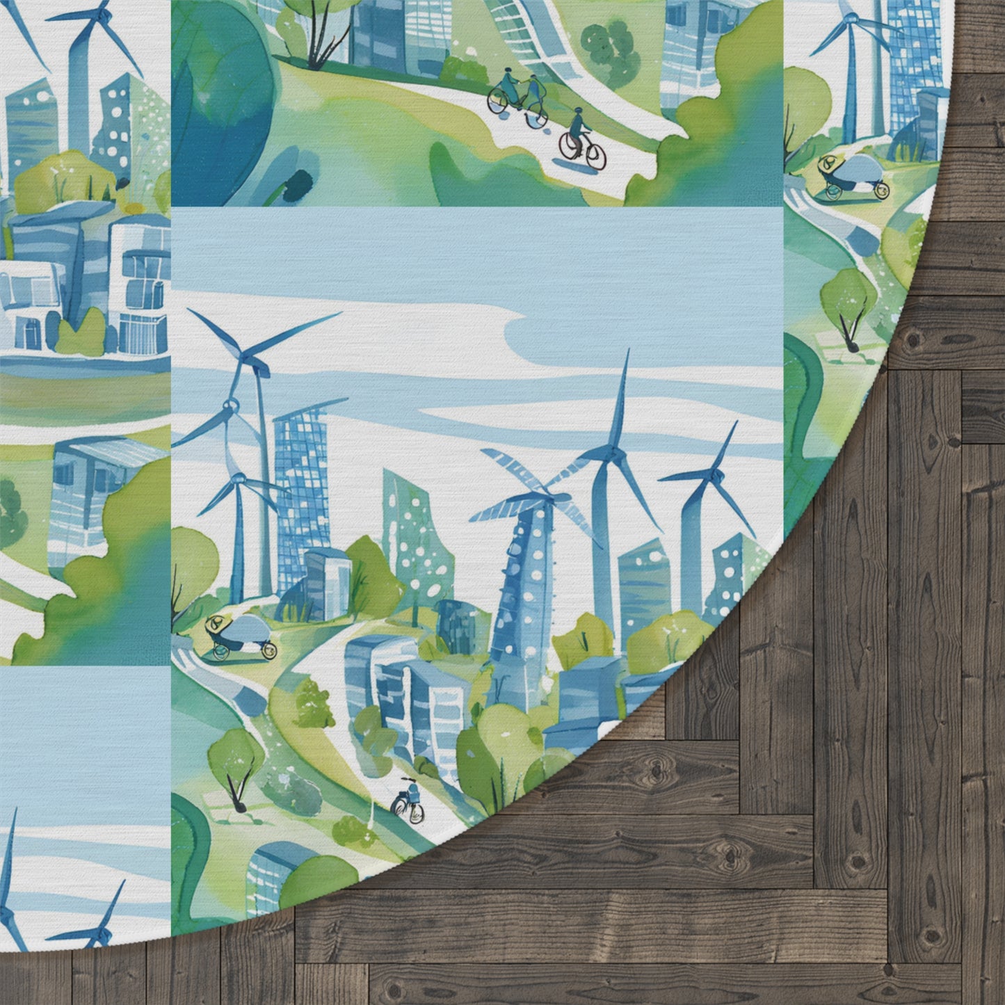 The City Round Rug