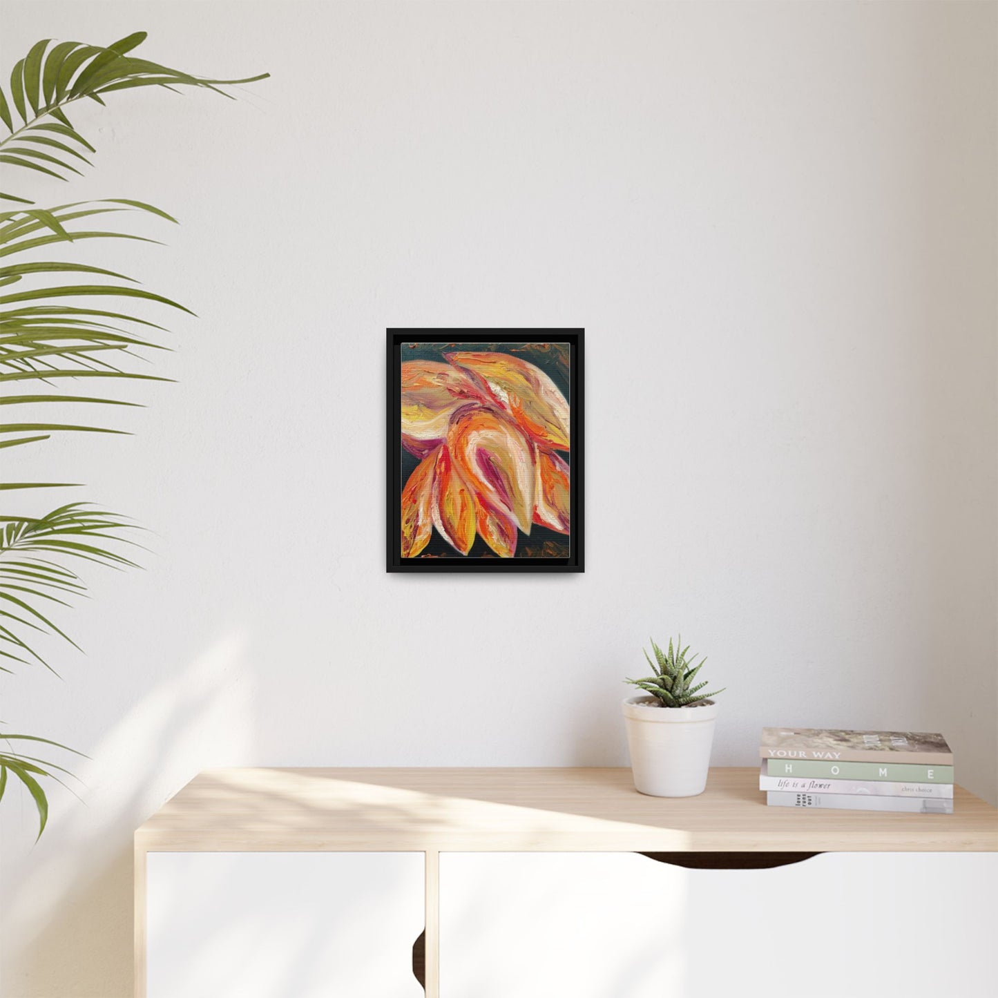 Dramatic Awakening Framed Canvas Art