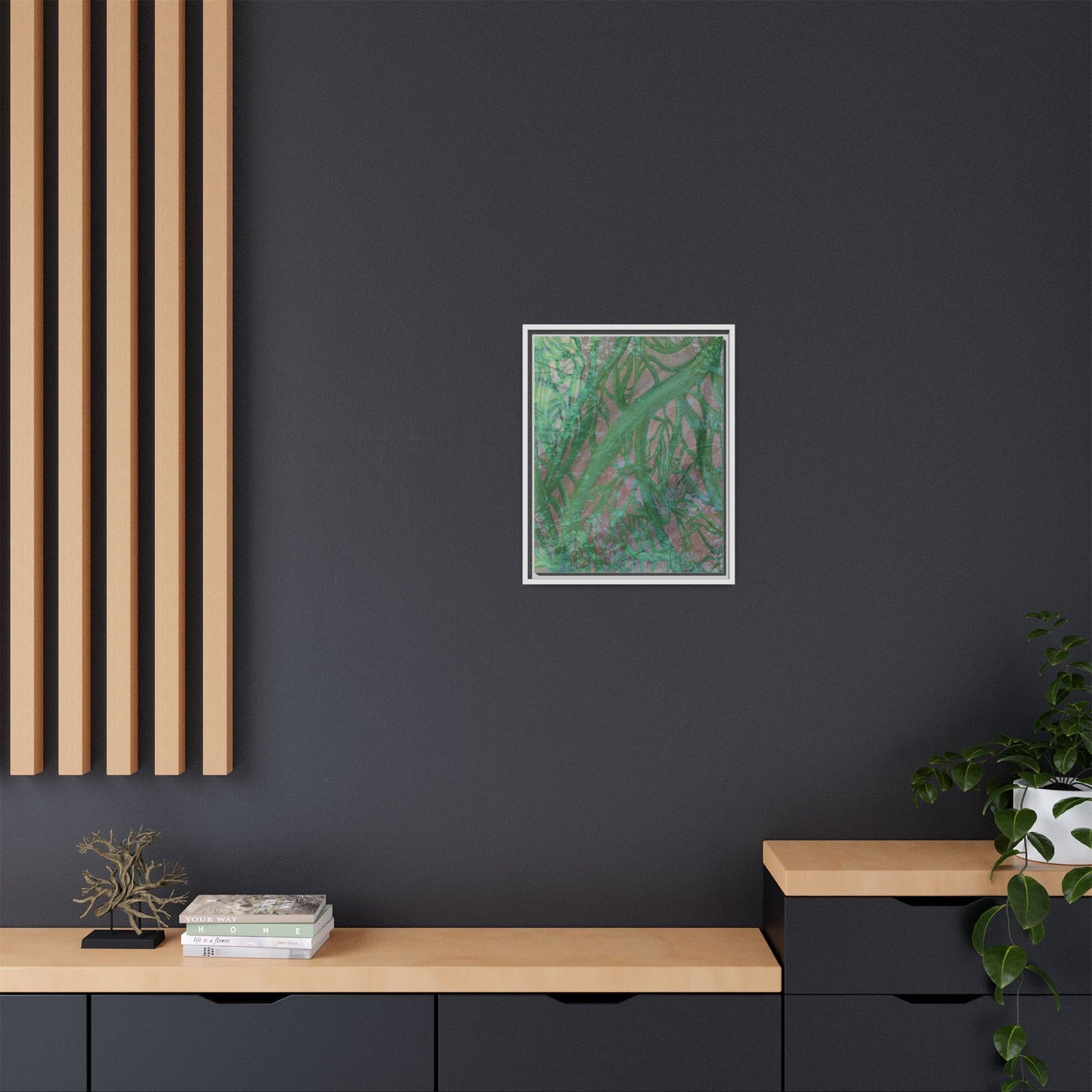 Inner Depths Framed Canvas Art