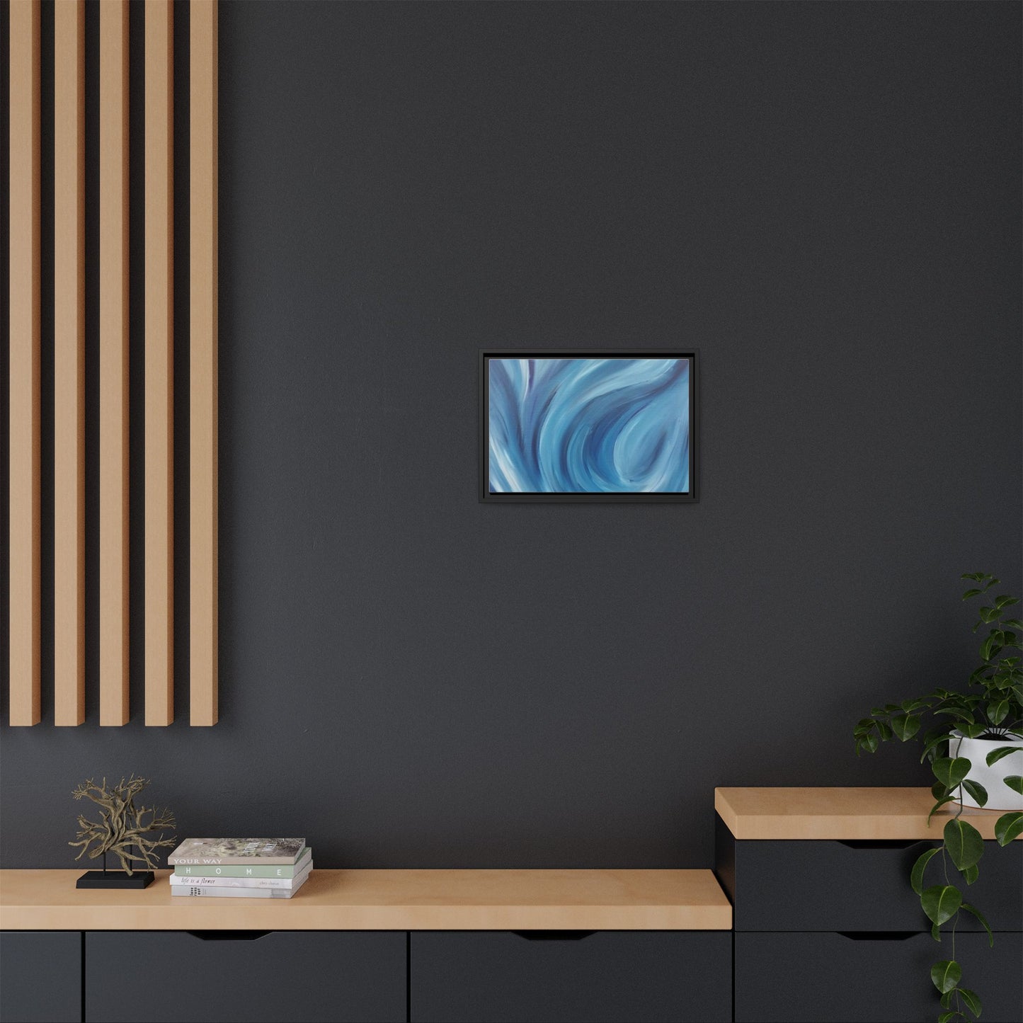 Intrinsic Reflection Framed Canvas Art