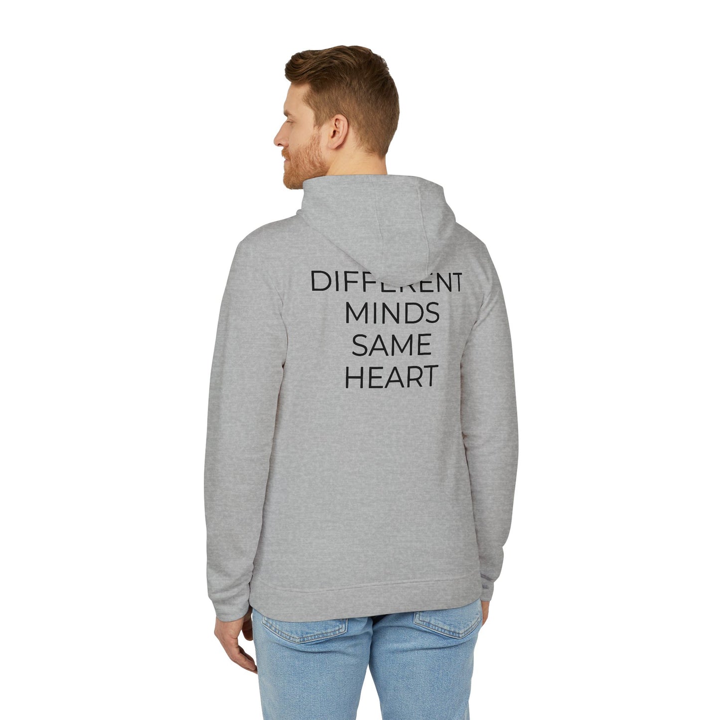 Adidas x Neurodivergent Synergy Unisex Fleece Hoodie - DIFFERENT MINDS SAME HEART