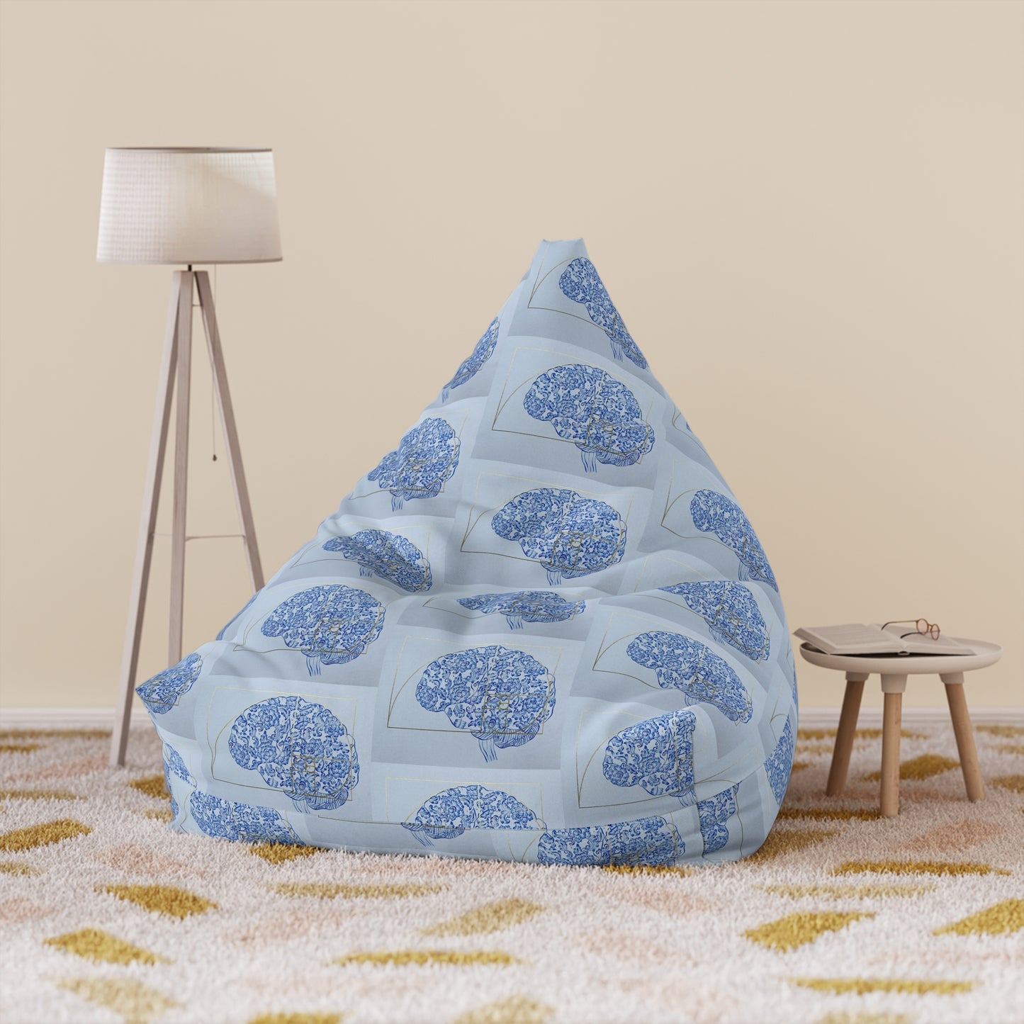 'Beautiful Mind' by Nagihan Seymour Bean Bag Chair Cover