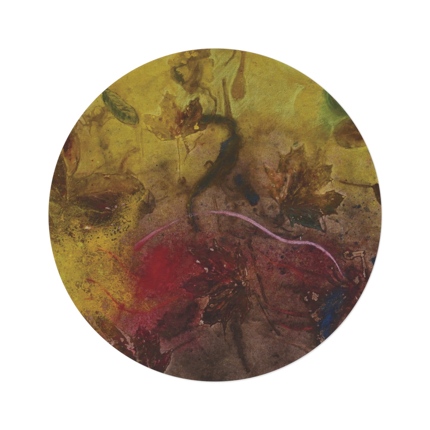 Natur b by Eskild Beck Round Rug