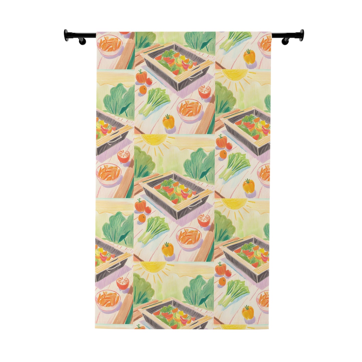 Food Window Curtain (1 Piece)