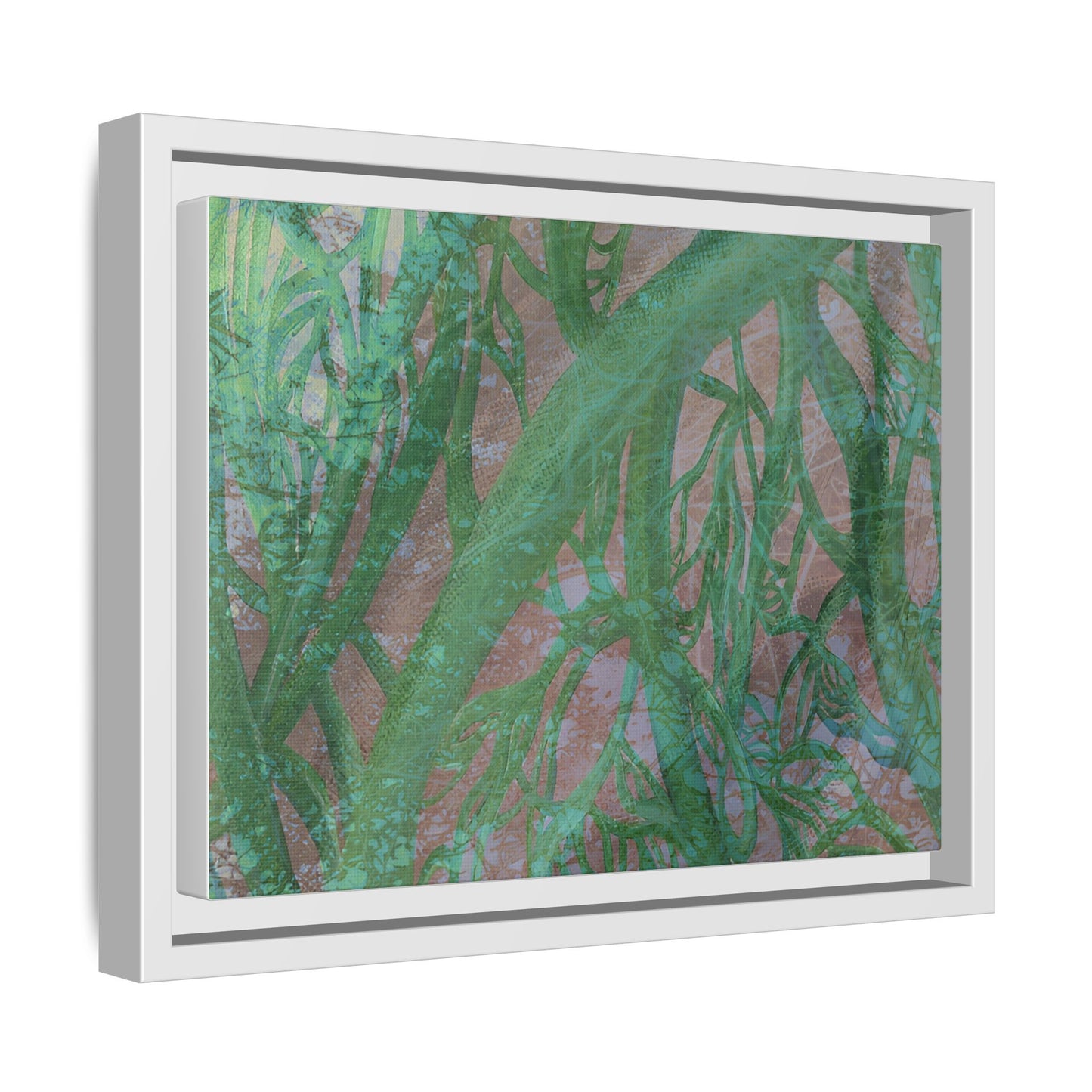 Inner Depths Framed Canvas Art