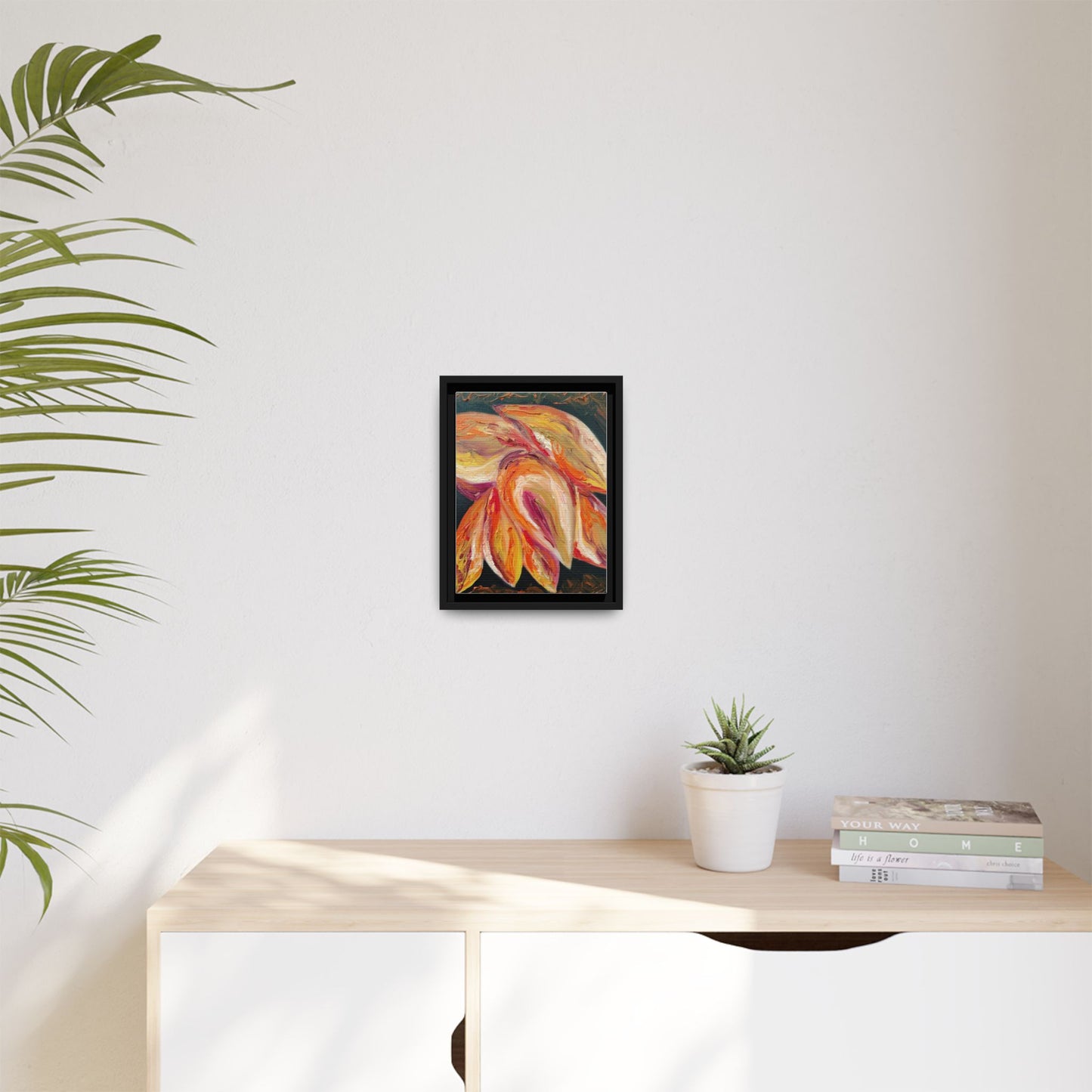 Dramatic Awakening Framed Canvas Art