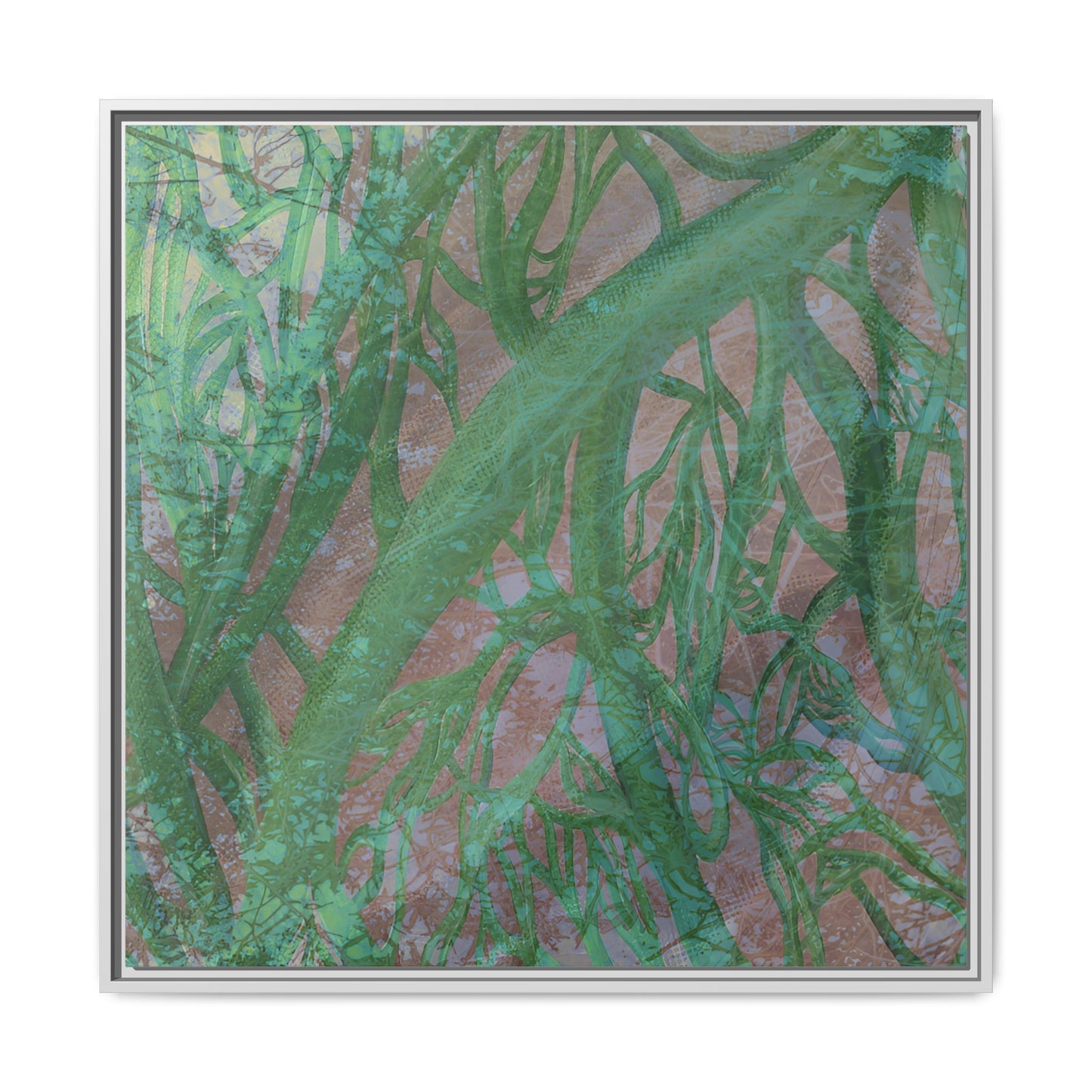 Inner Depths Framed Canvas Art