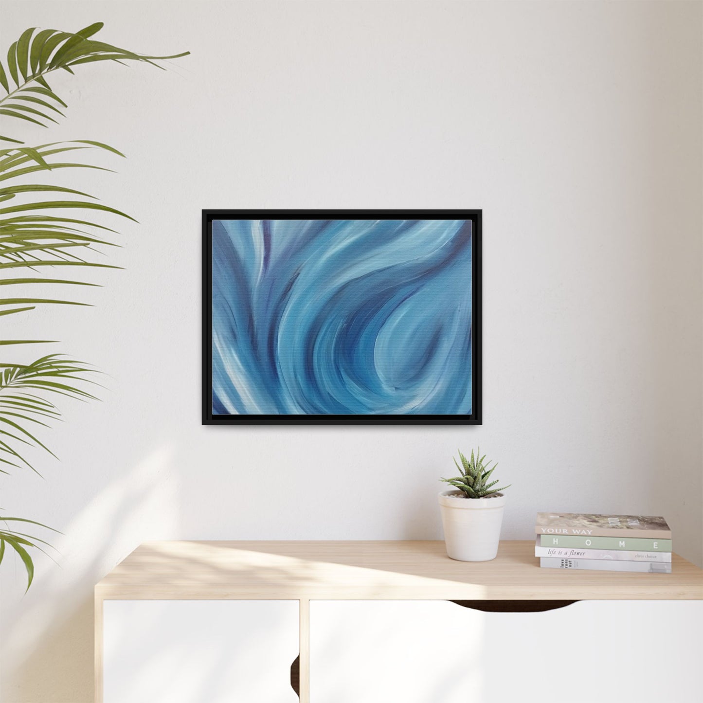 Intrinsic Reflection Framed Canvas Art