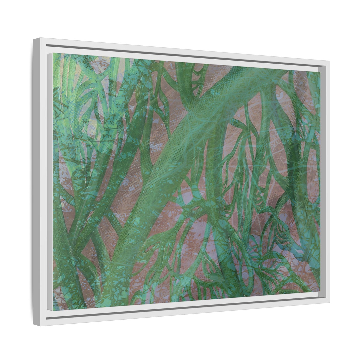 Inner Depths Framed Canvas Art