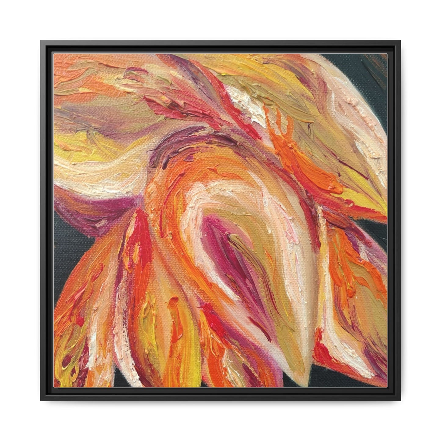 Dramatic Awakening Framed Canvas Art