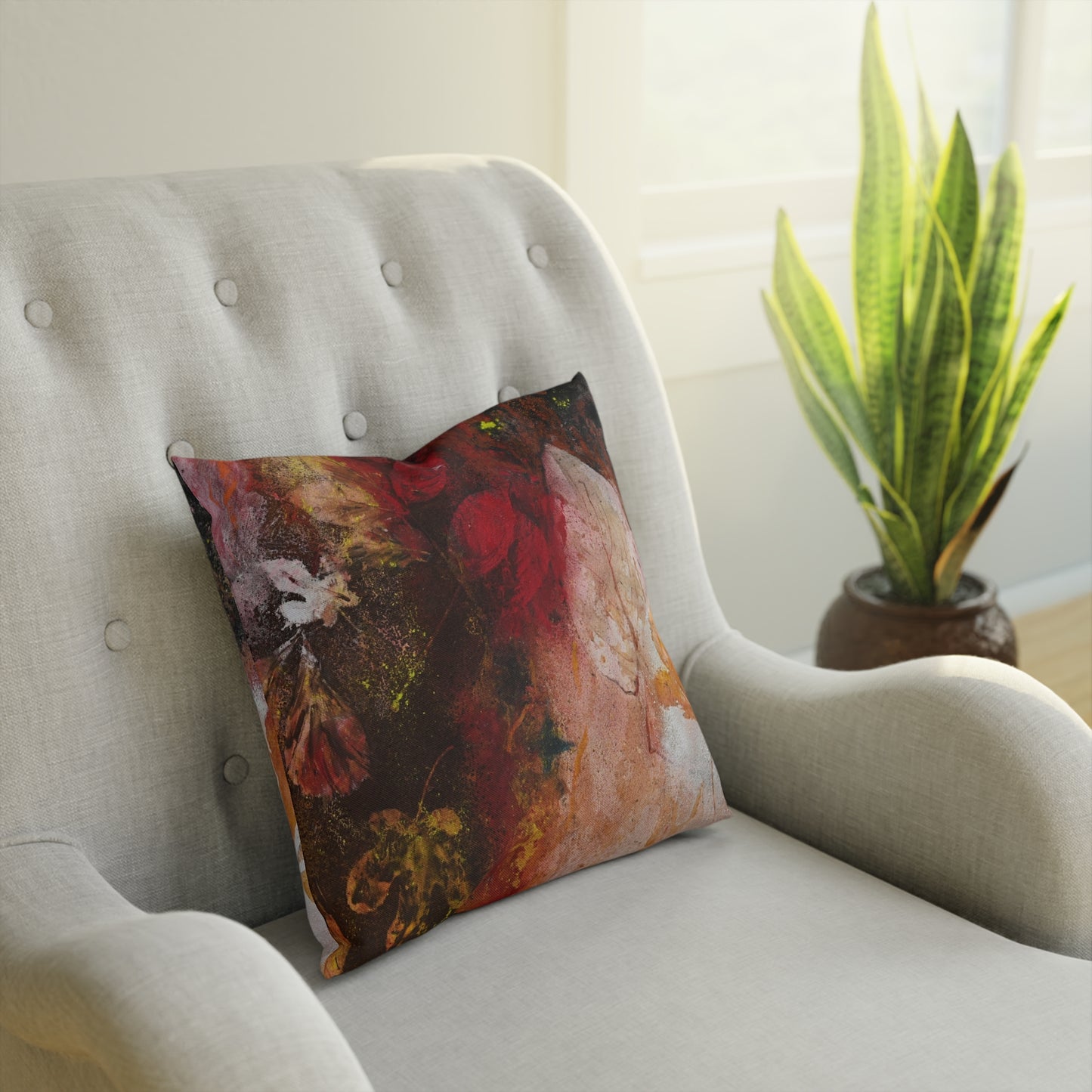 Natur a by Eskild Beck Pillow