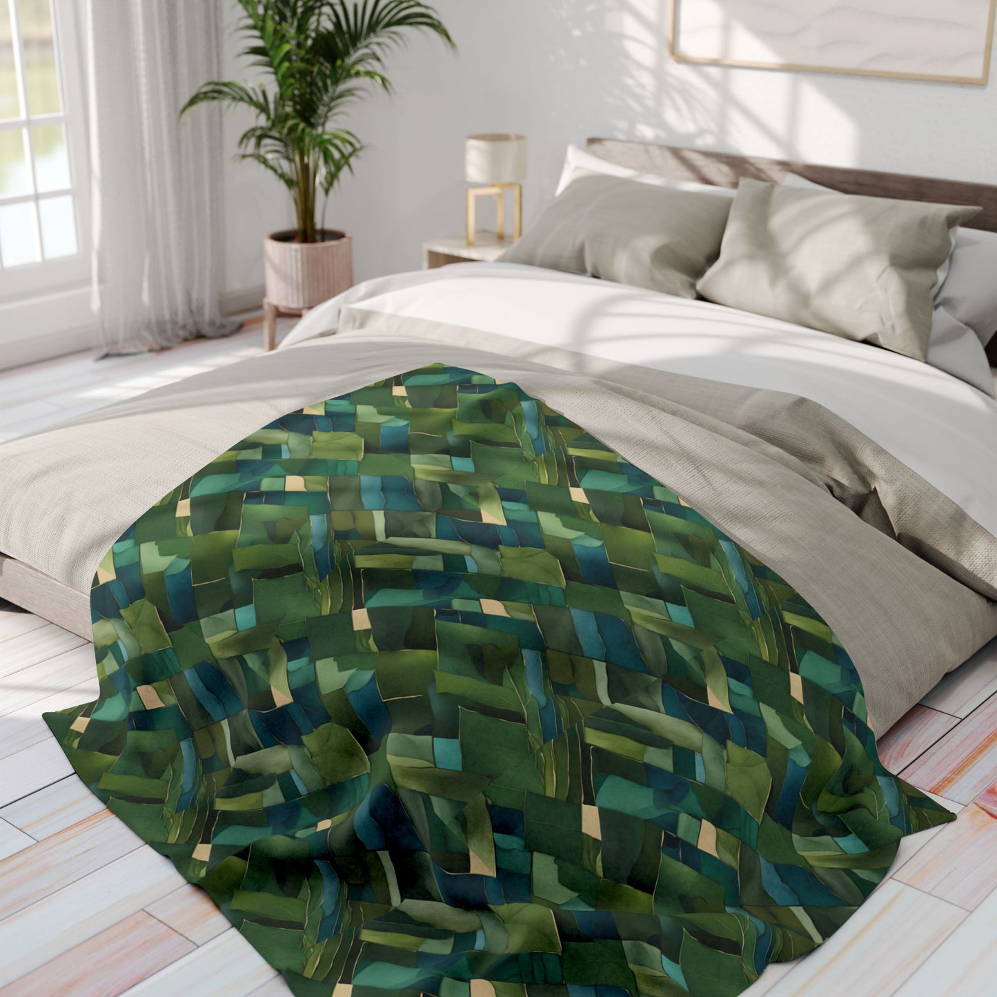 Jade Solace Arctic Fleece Blanket