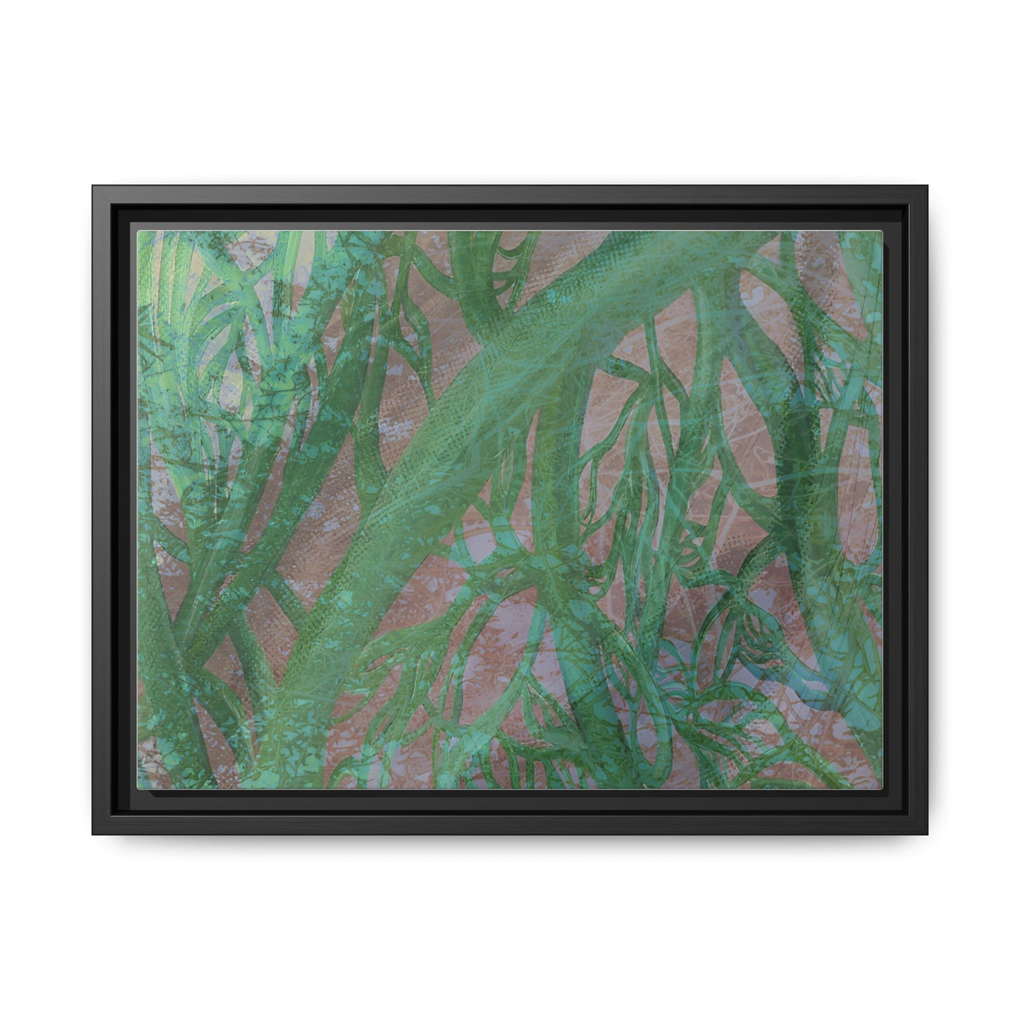 Inner Depths Framed Canvas Art