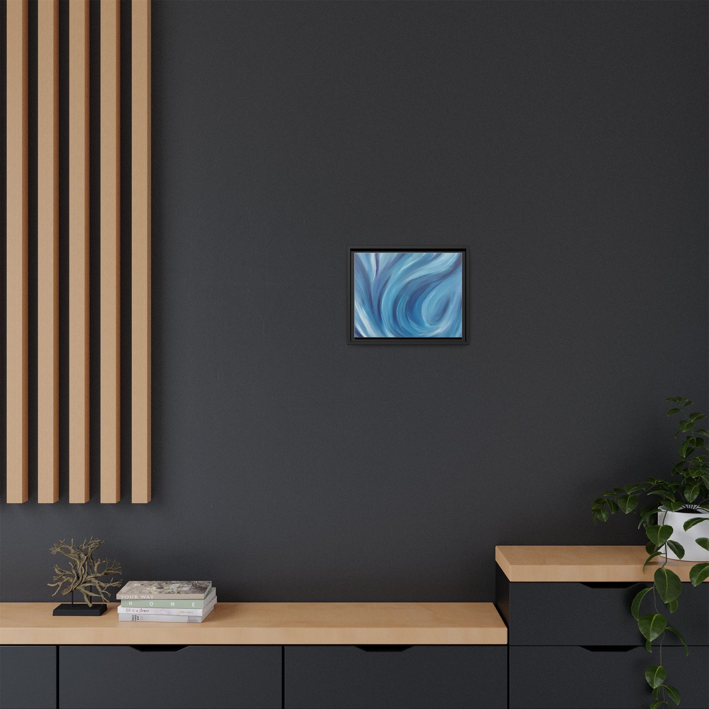 Intrinsic Reflection Framed Canvas Art