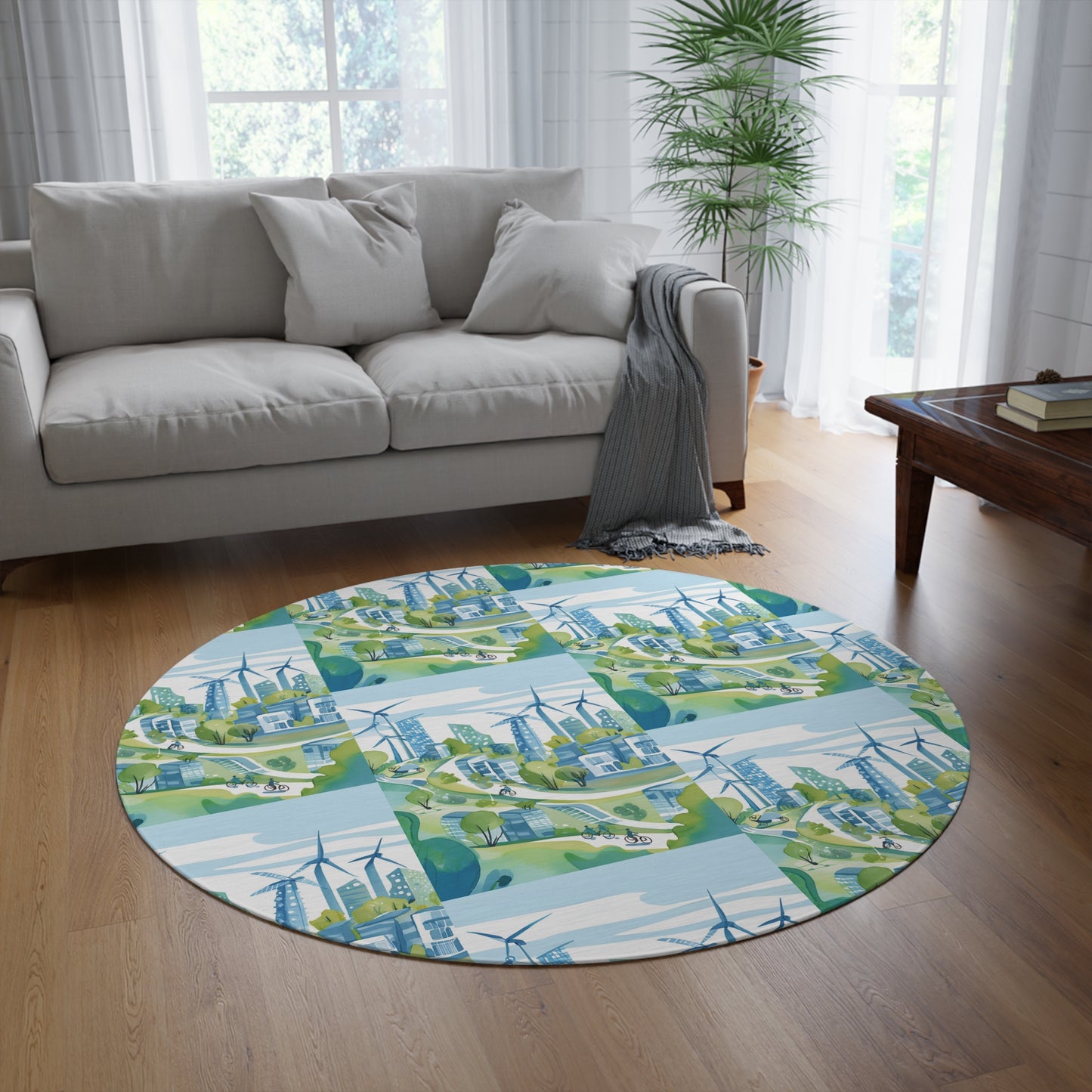 The City Round Rug