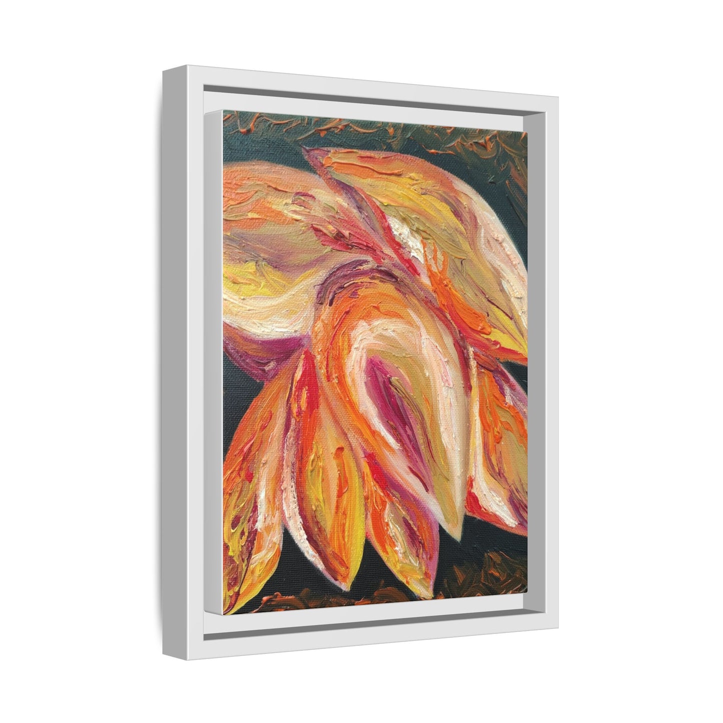 Dramatic Awakening Framed Canvas Art