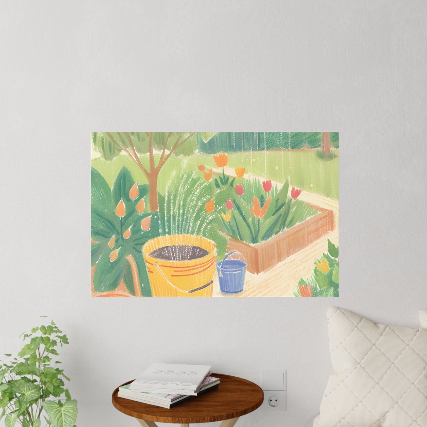 Rain Garden Wall Decals