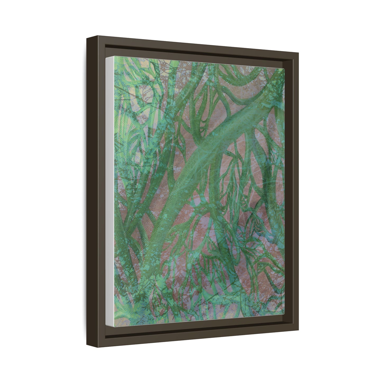 Inner Depths Framed Canvas Art