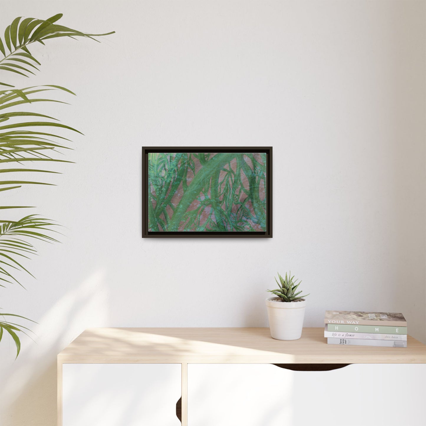 Inner Depths Framed Canvas Art