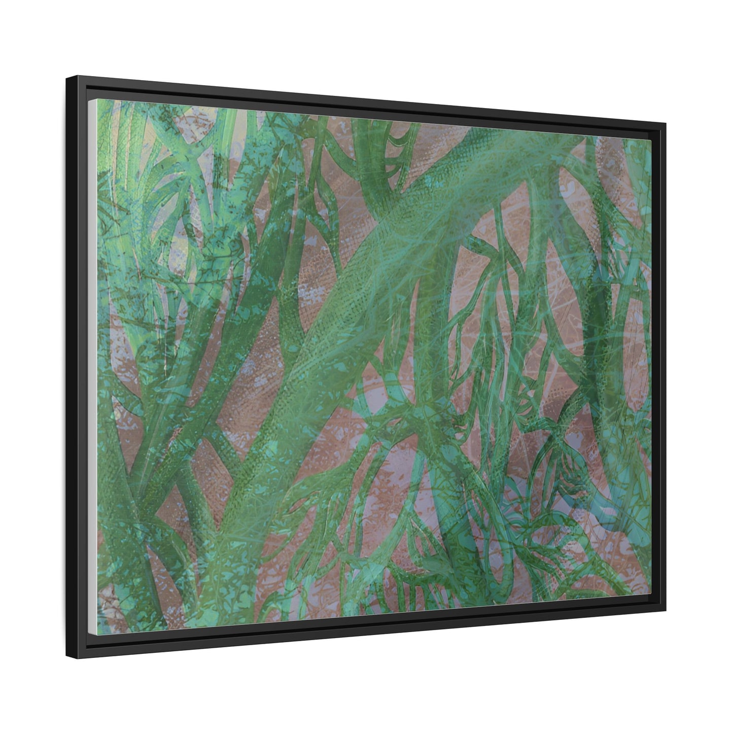 Inner Depths Framed Canvas Art