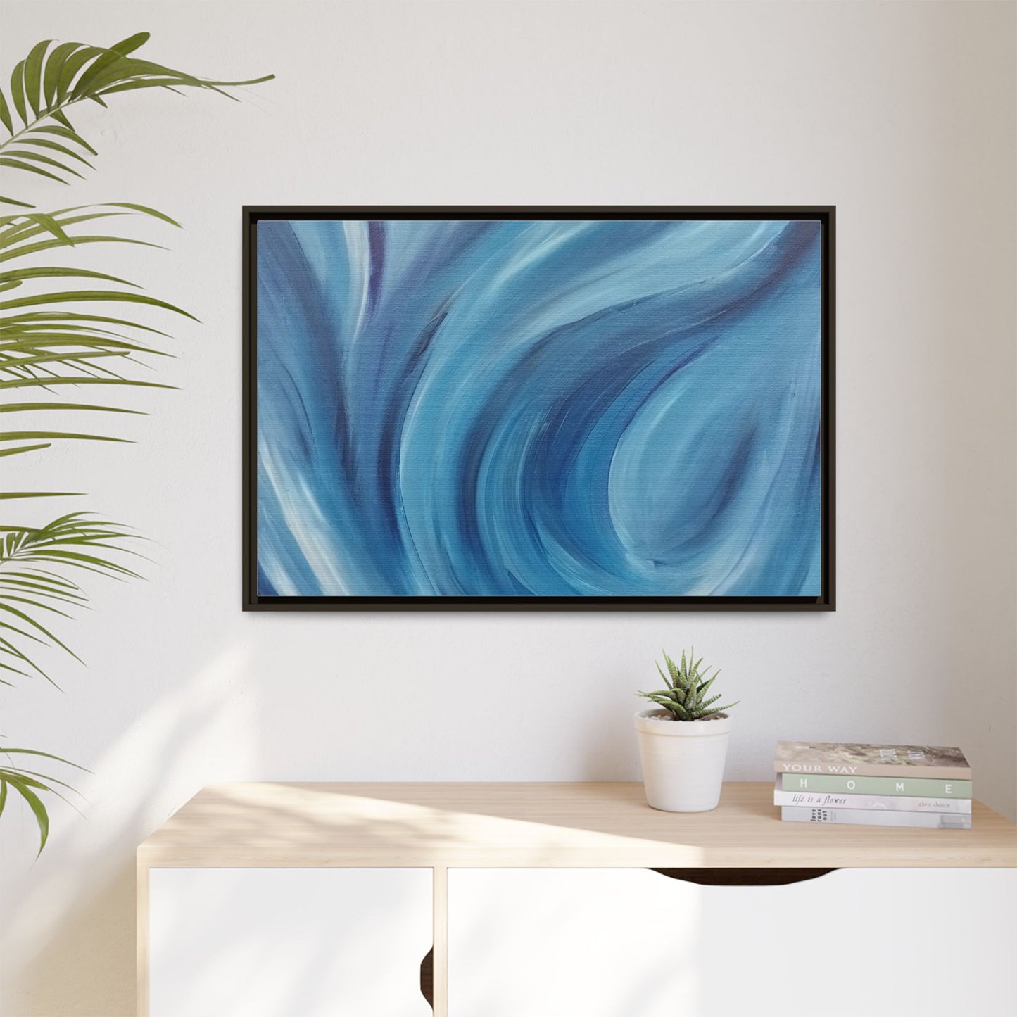 Intrinsic Reflection Framed Canvas Art