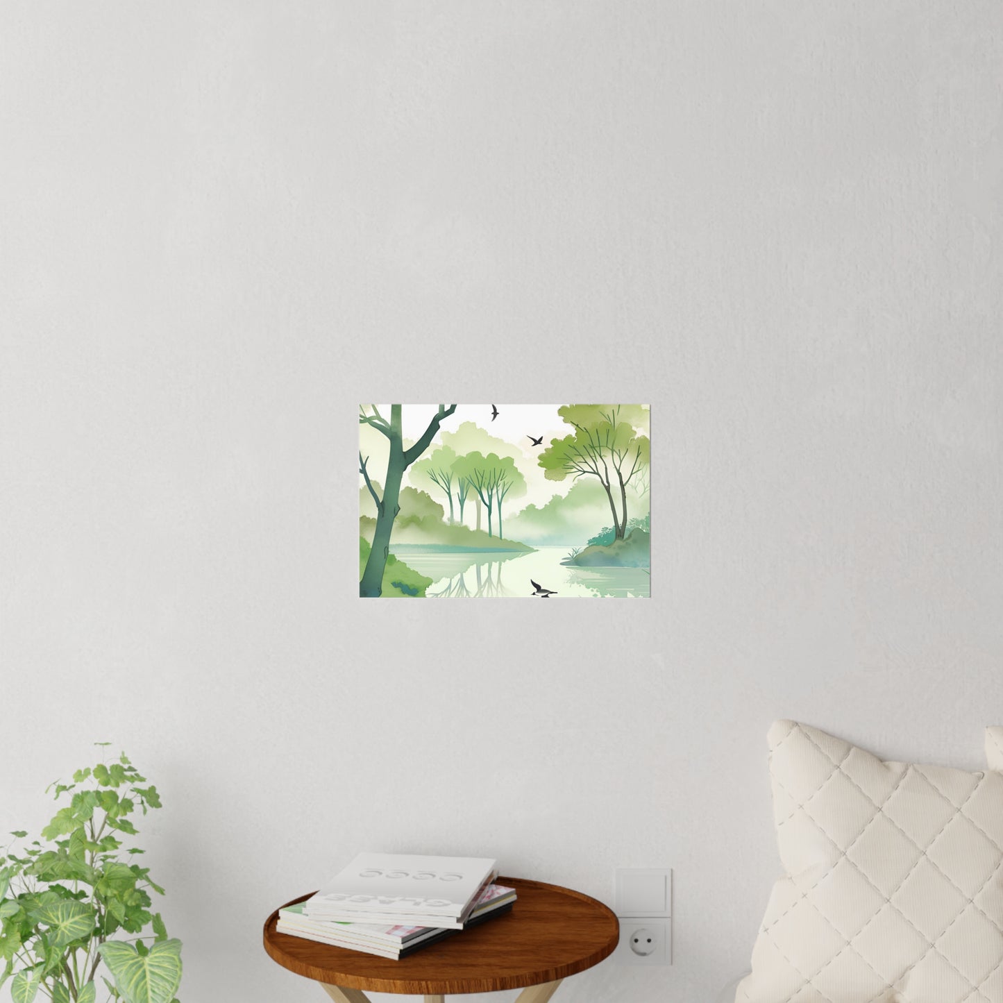 Tree Lake Wall Decals
