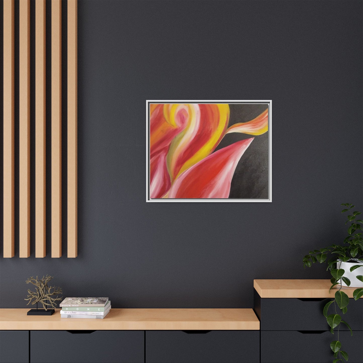 'A Autistic Phoenix' Framed Canvas Art
