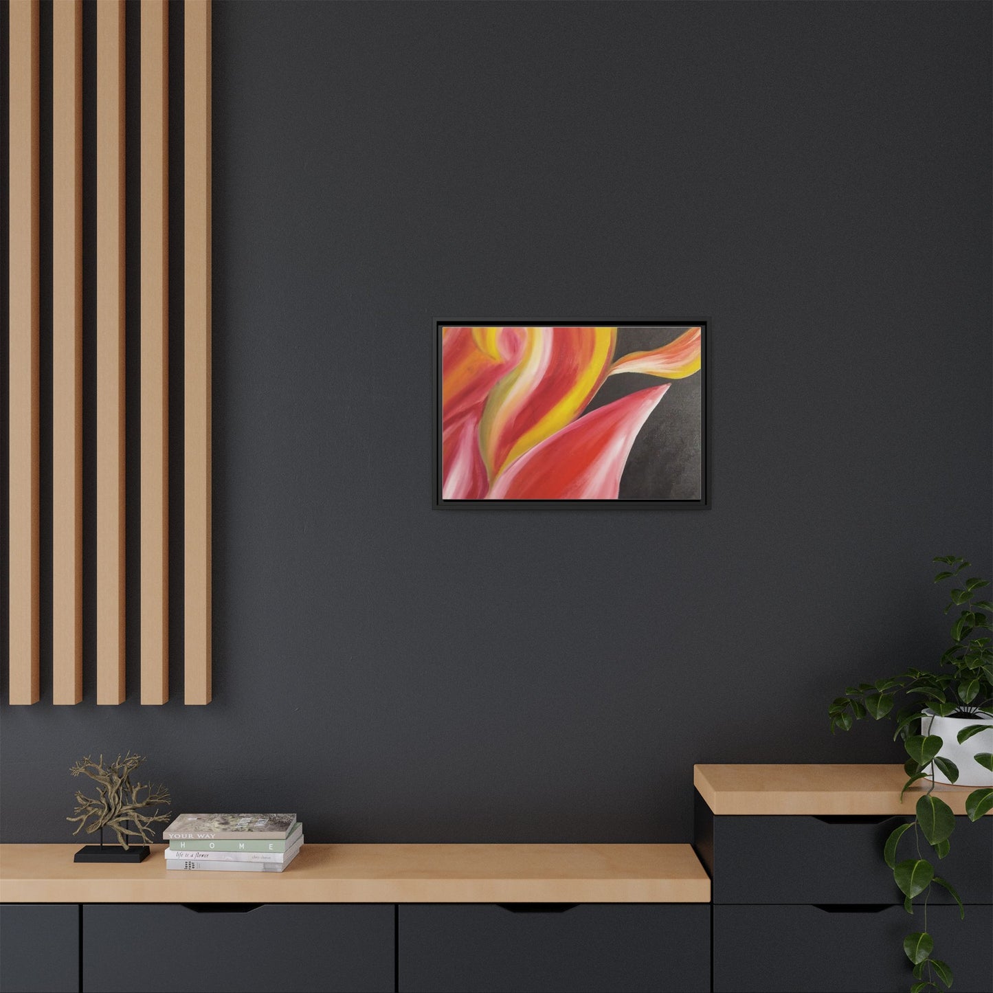 'A Autistic Phoenix' Framed Canvas Art