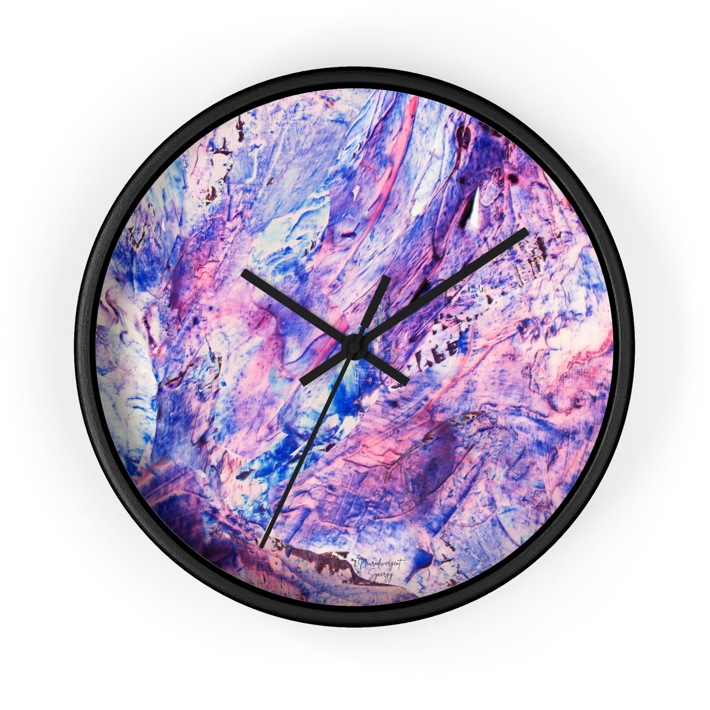 Butterfly by Lu Meng Wall Clock