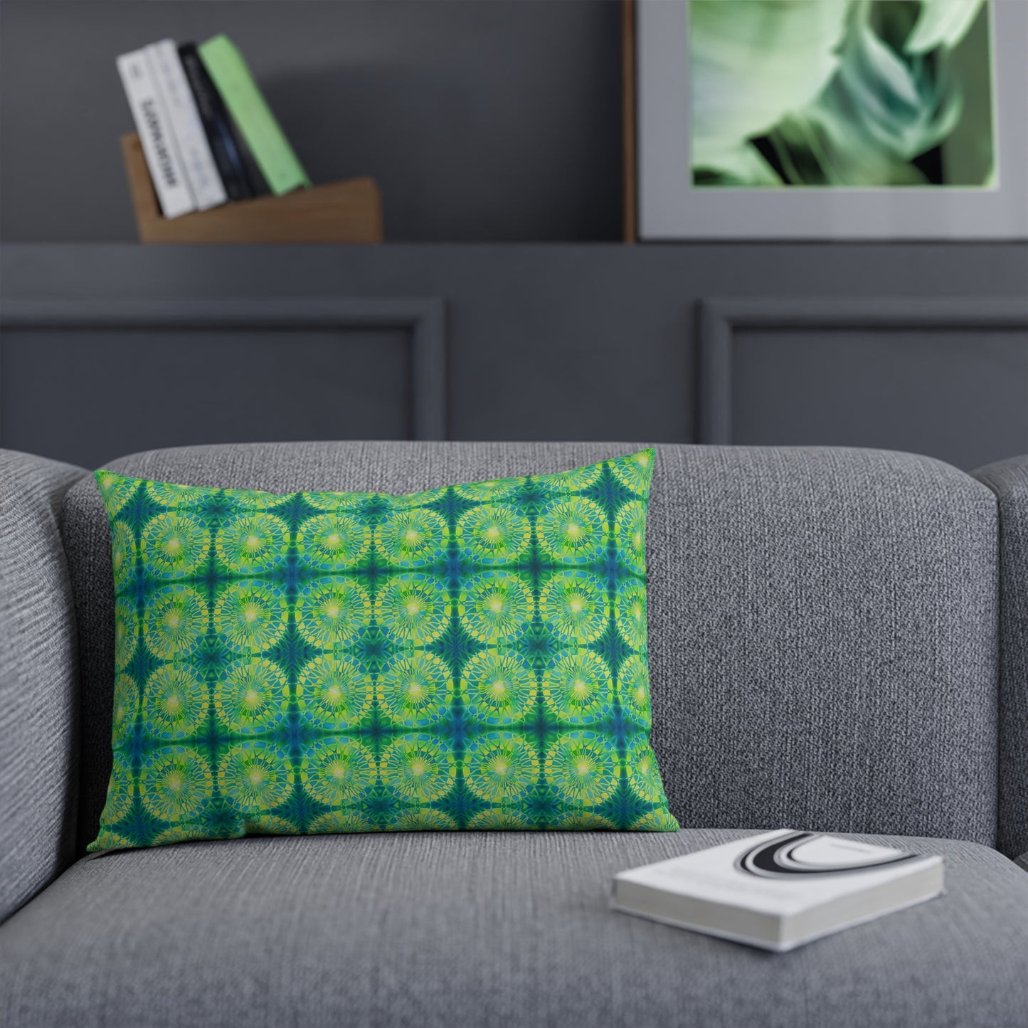 Safety Net Circles by Uta Feinstein Pillow