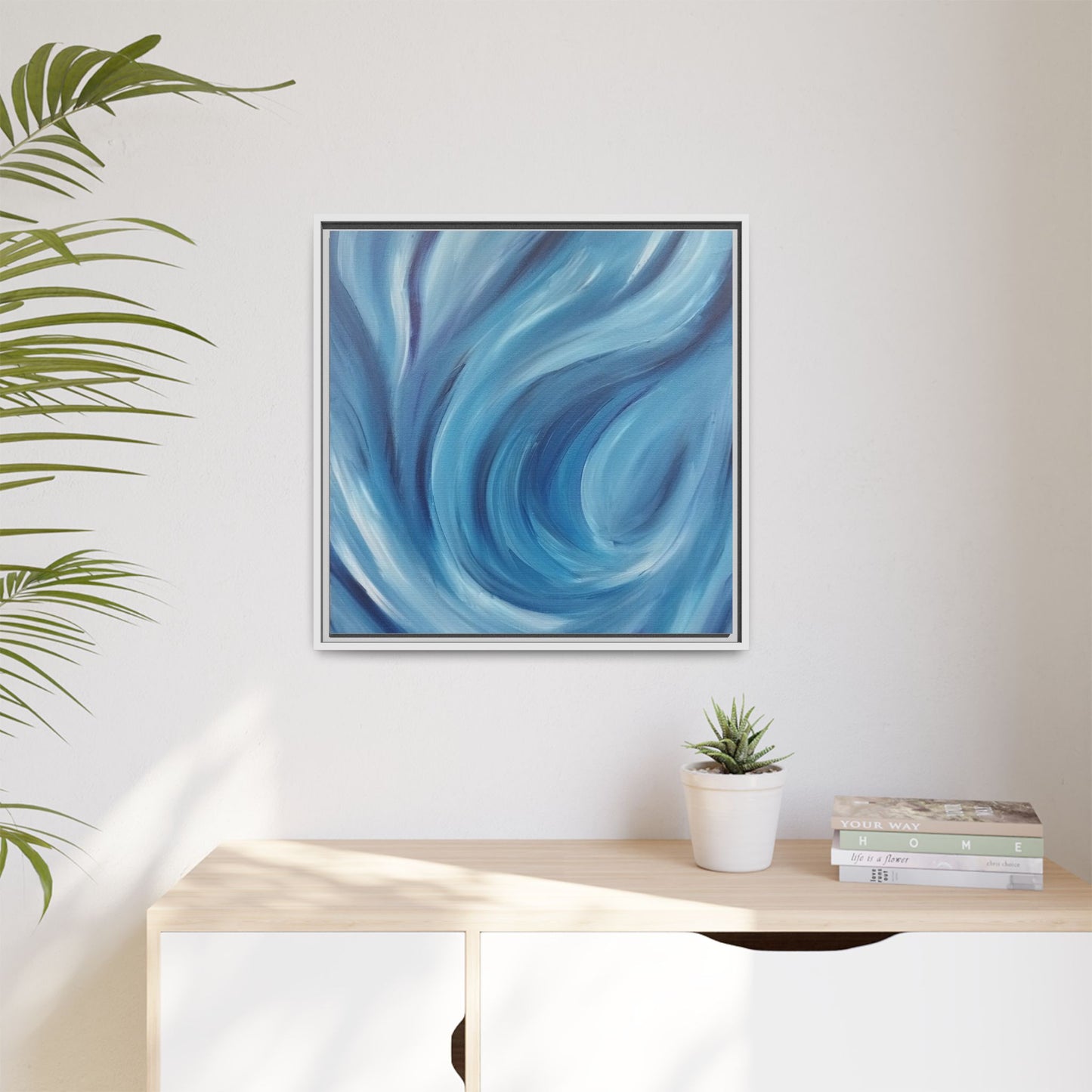 Intrinsic Reflection Framed Canvas Art