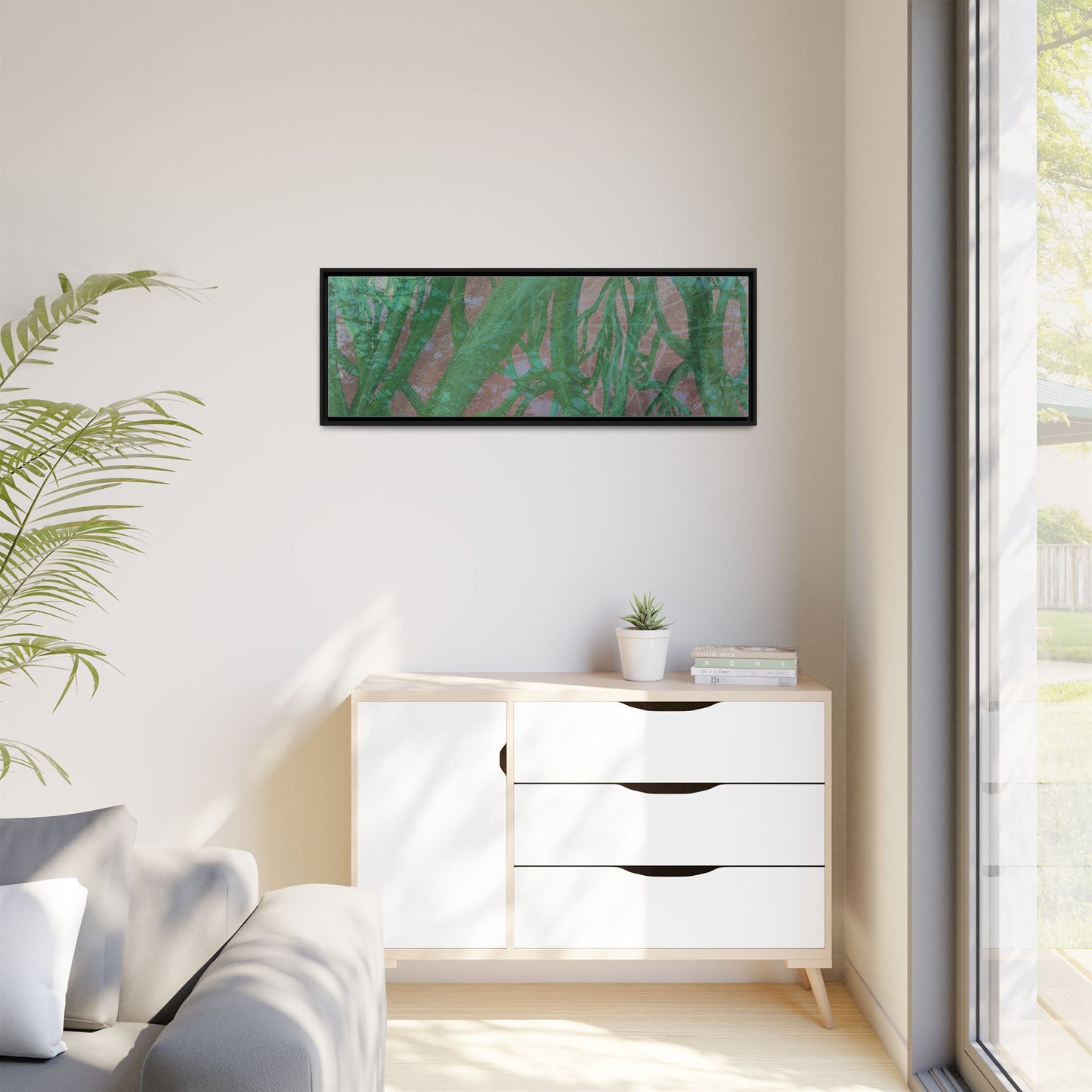 Inner Depths Framed Canvas Art