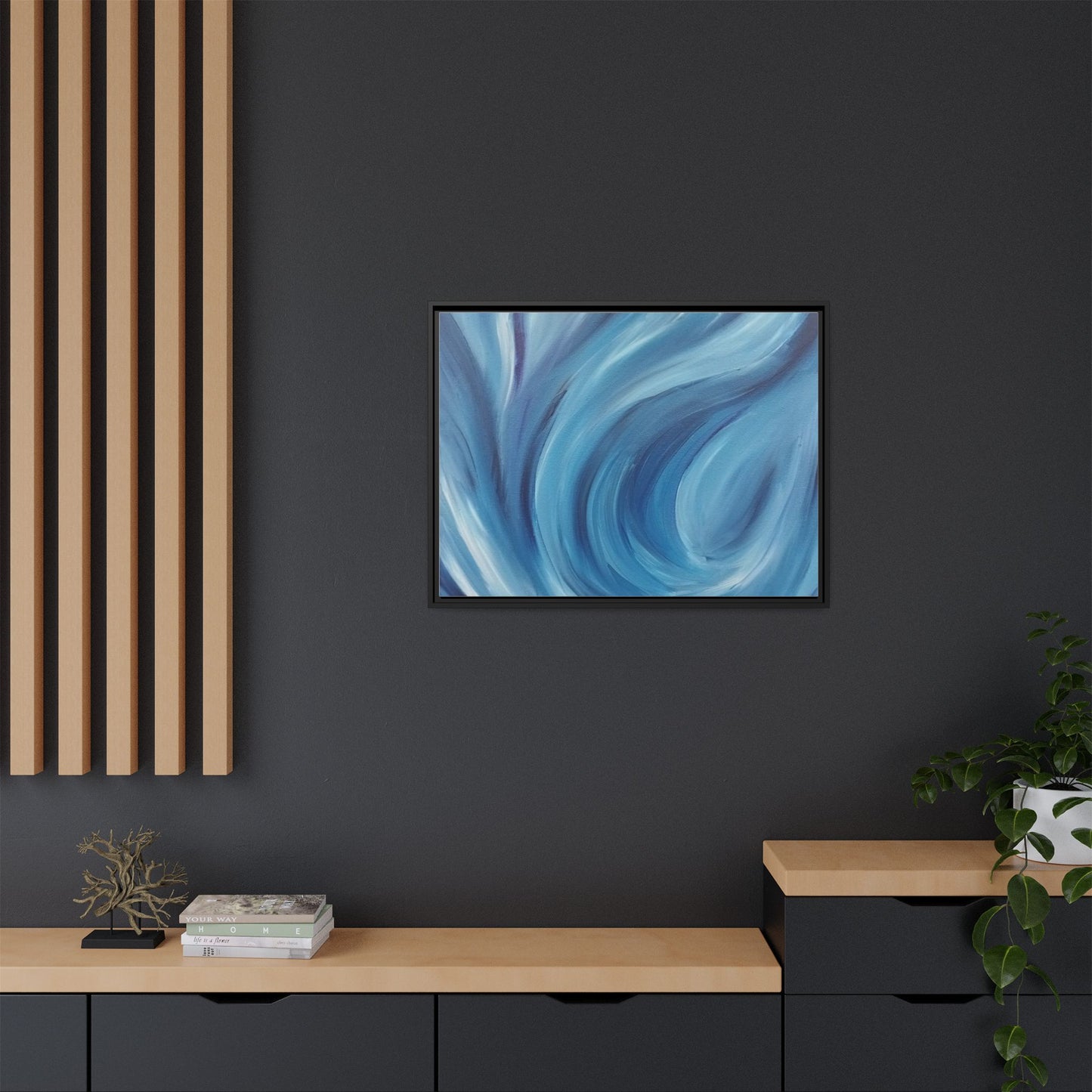 Intrinsic Reflection Framed Canvas Art