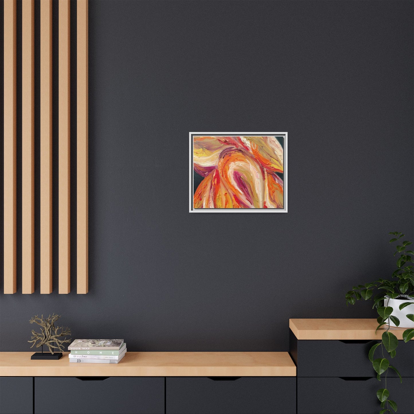 Dramatic Awakening Framed Canvas Art