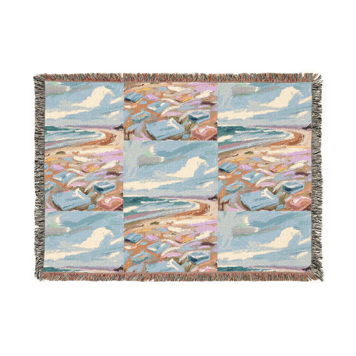 The Beach 100% Cotton Cozy Blanket