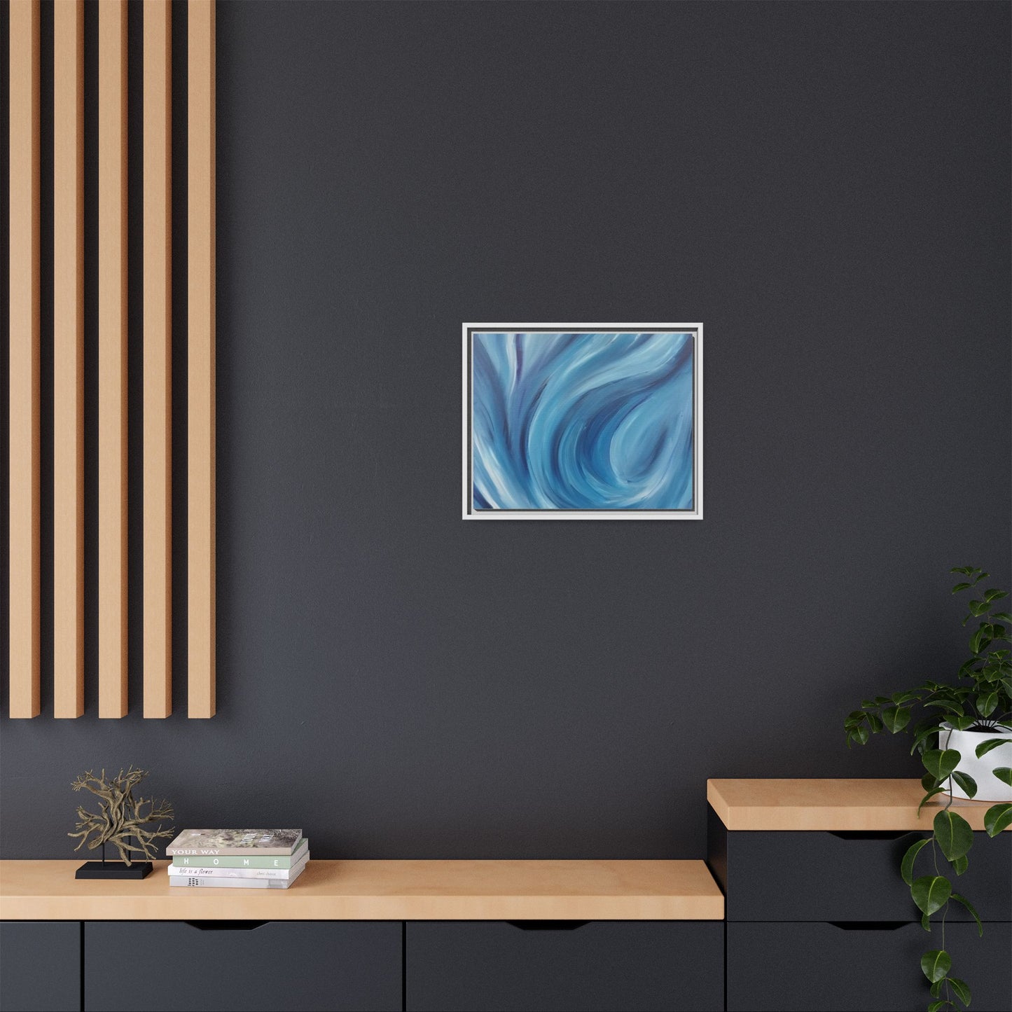 Intrinsic Reflection Framed Canvas Art