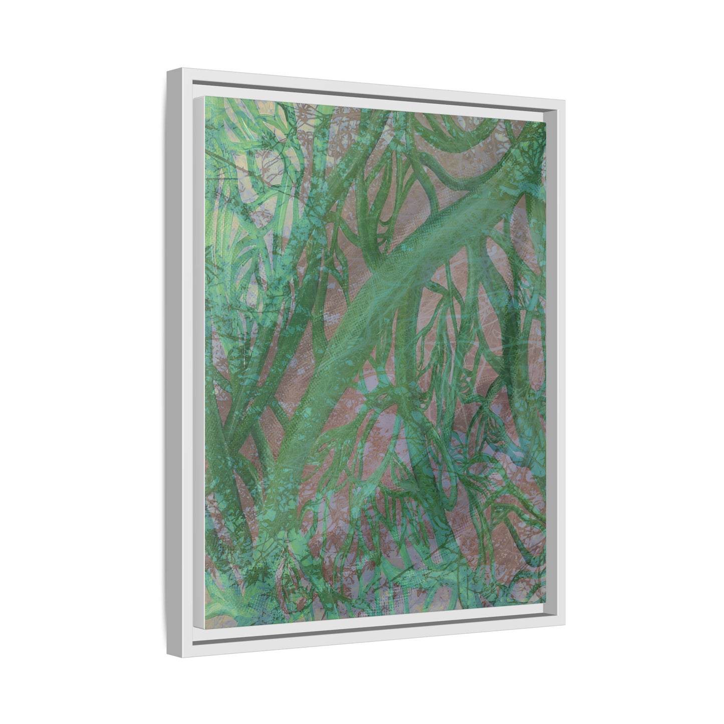 Inner Depths Framed Canvas Art