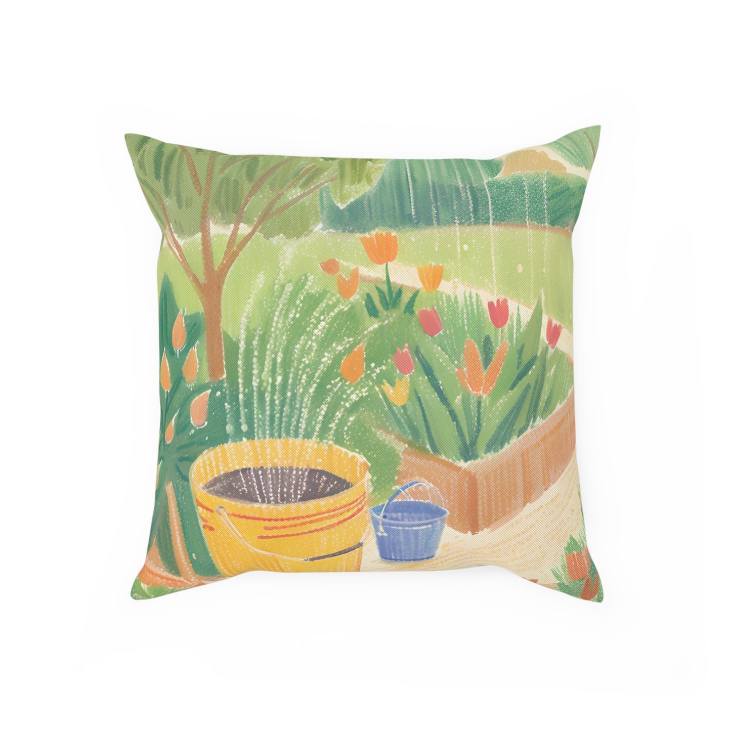 Rain Garden Eco-Friendly Pillow