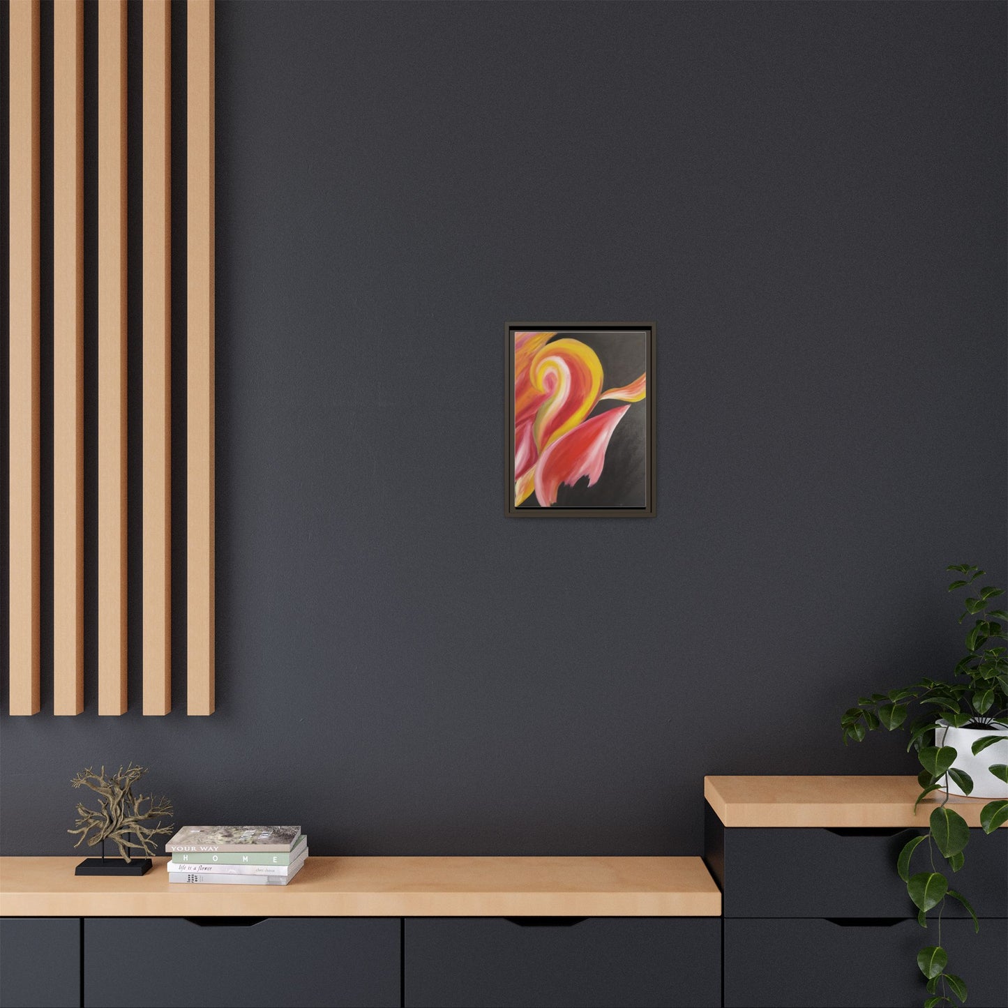 'A Autistic Phoenix' Framed Canvas Art